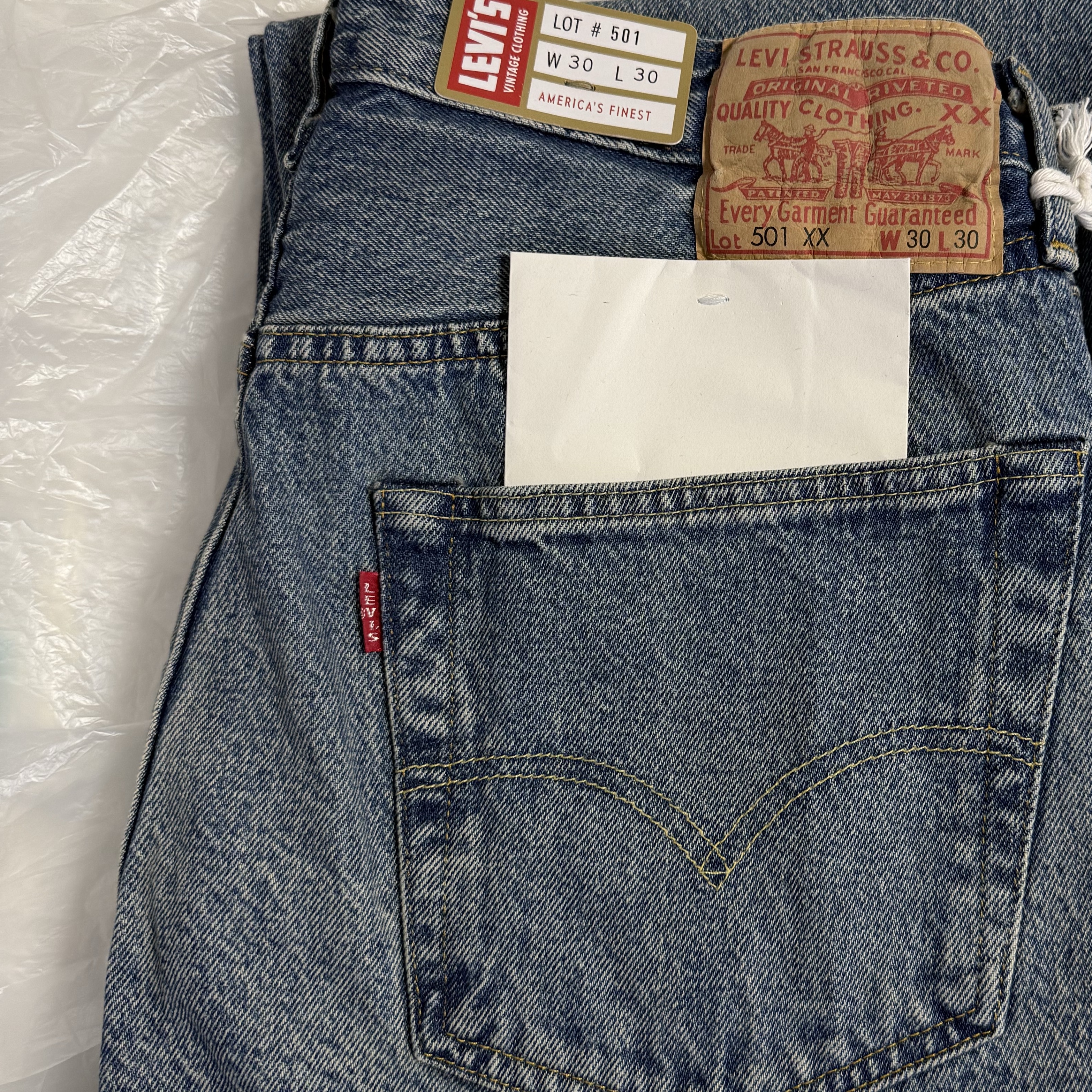 Levi's LVC 1955 Japan 501 Jean Blackjack Blue 착용 스타일