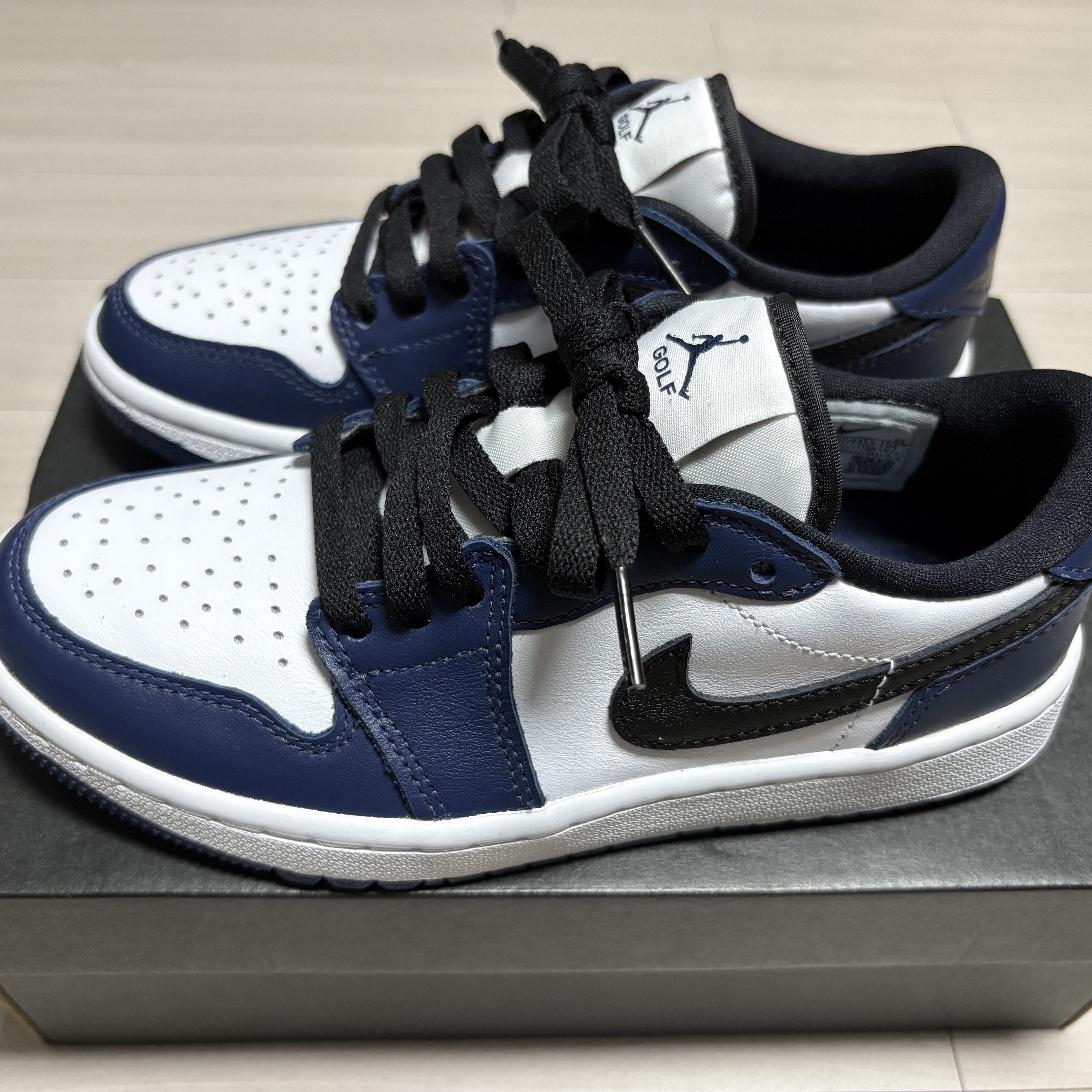 Jordan 1 Low Golf Midnight Navy 착용 스타일 - 2