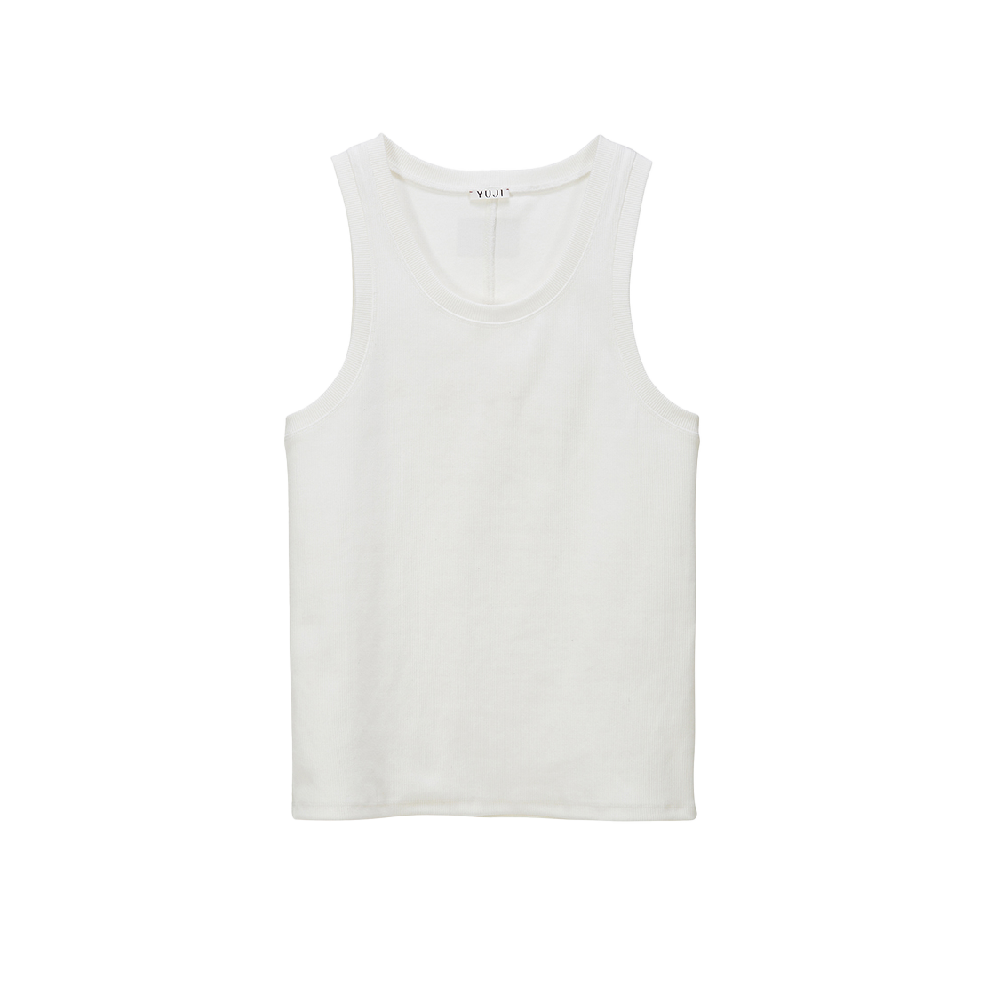 유지 남성 유지 로고 인쇄 탱크 탑 화이트(YUJI Mens Yuji Logo Printed Tank Top White) - 2