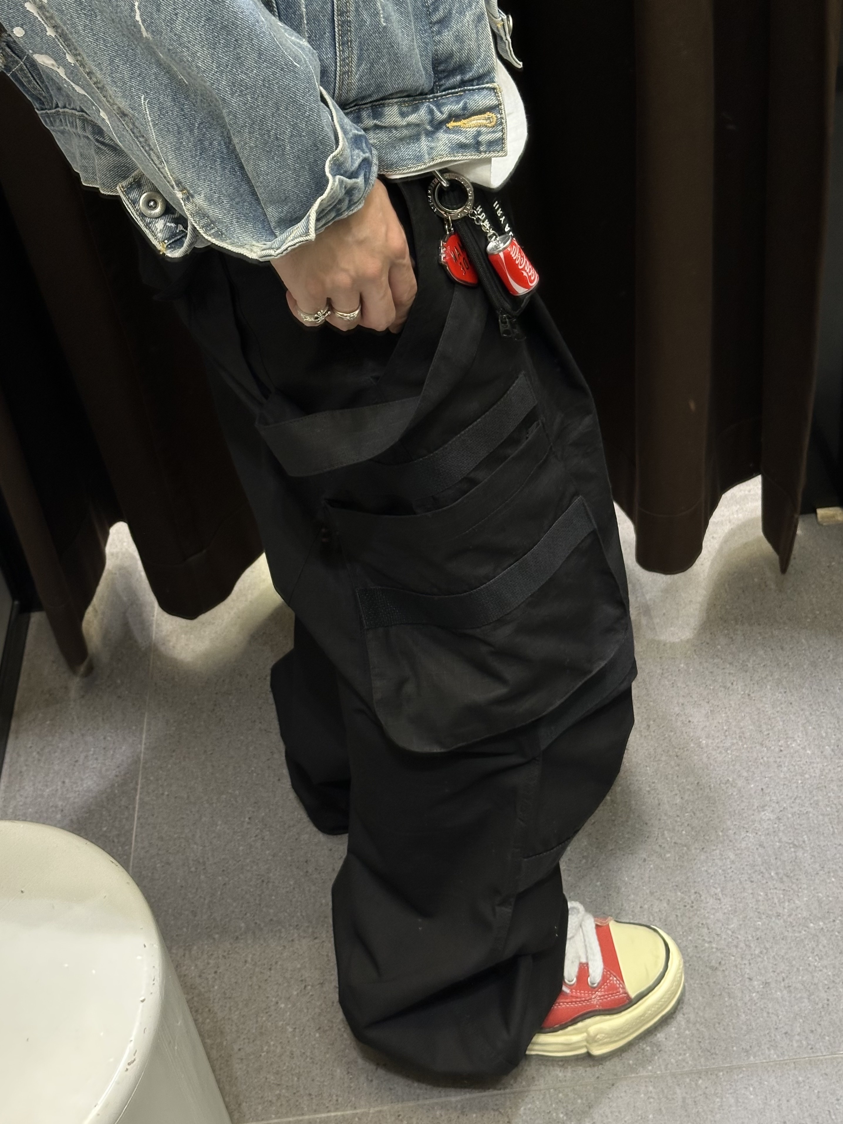 Maison Mihara Yasuhiro Peterson VL OG Sole Canvas Low-top Sneakers Orange, Wapworks Hard Knocks Cargo Pants Gas 착용 스타일 - 3