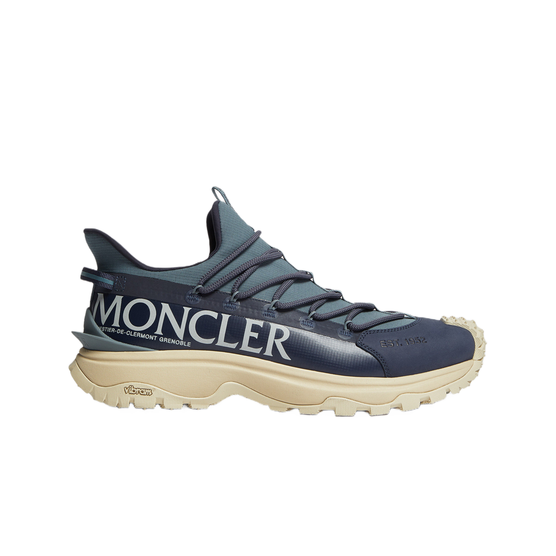 몽클레르 트레일그립 라이트 2 누벅 트레이너 라피스 블루 - 24FW(Moncler Trailgrip Lite 2 Nubuck Trainers Lapis Blue - 24FW) - 1