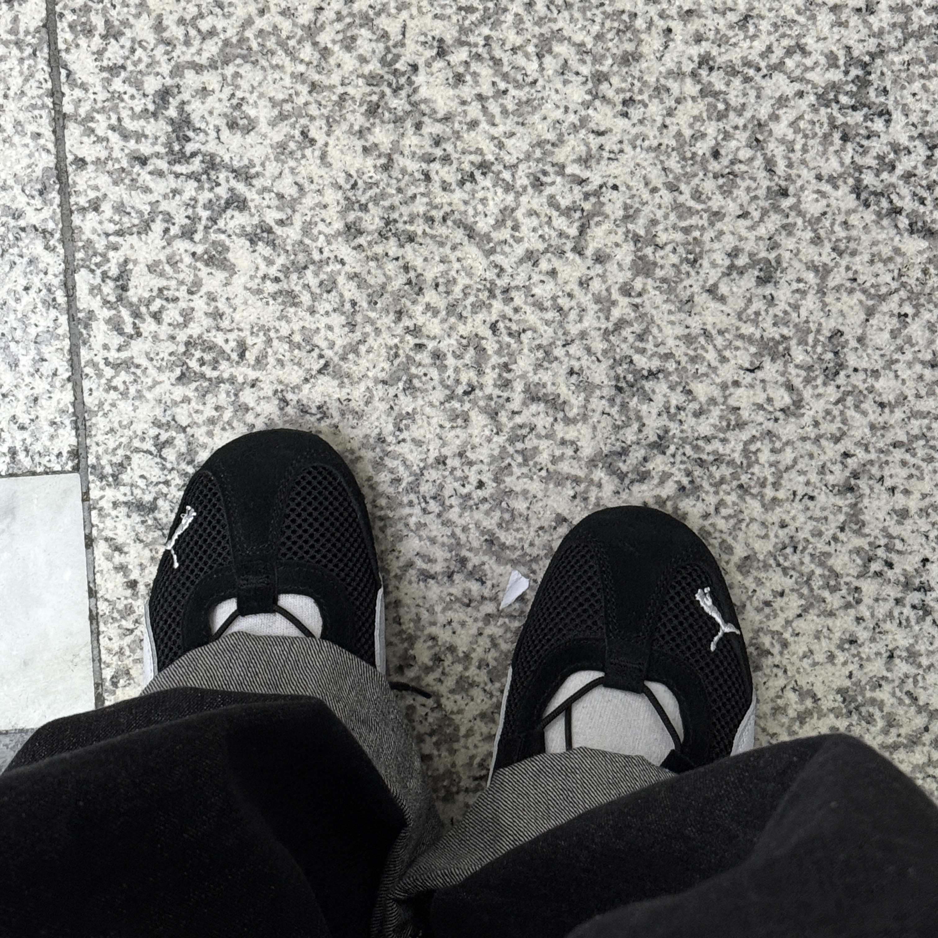 (W) Puma Speedcat Go Puma Black Puma White 착용 스타일