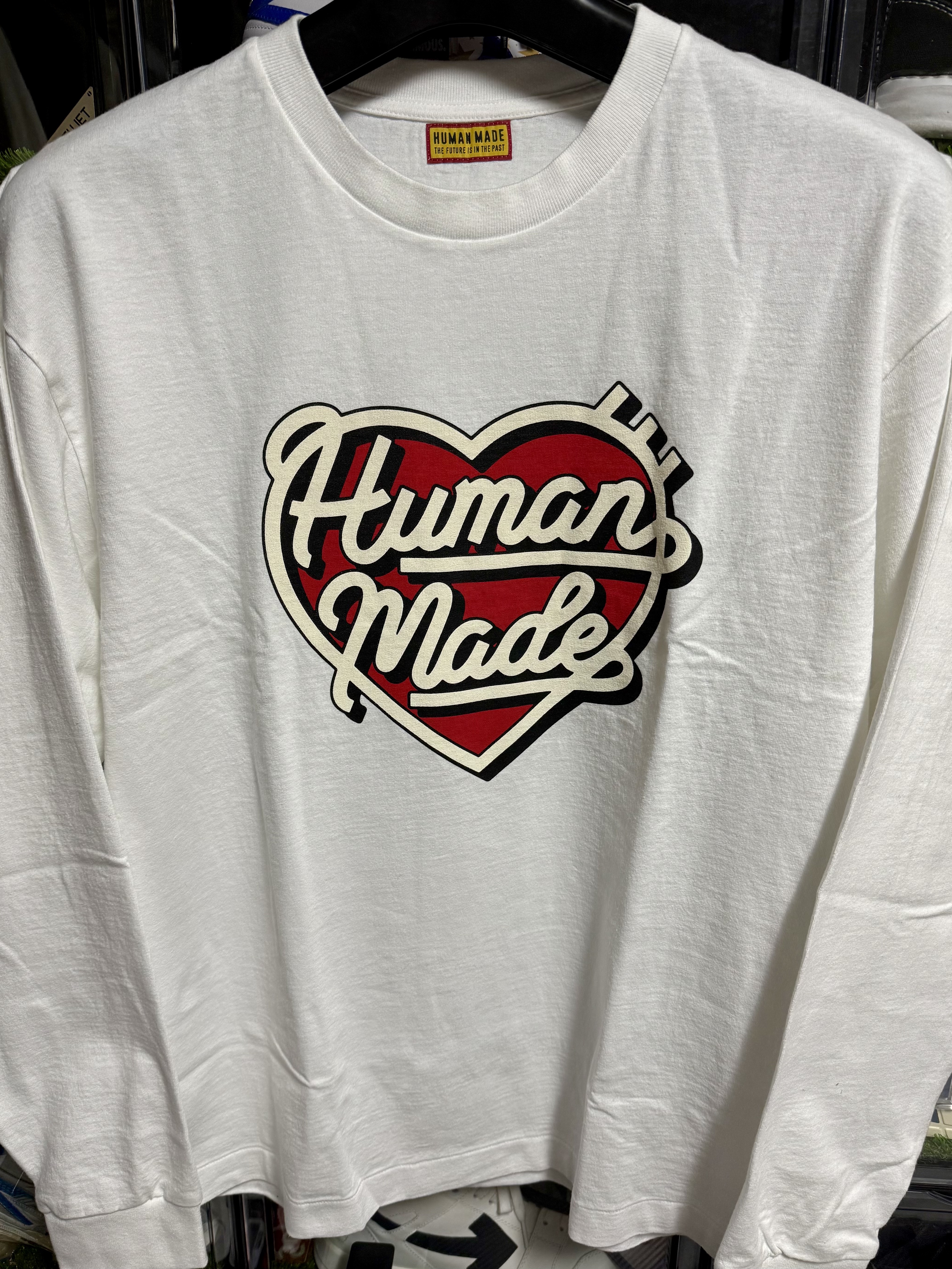 Human Made Graphic L/S T-Shirt White 착용 스타일