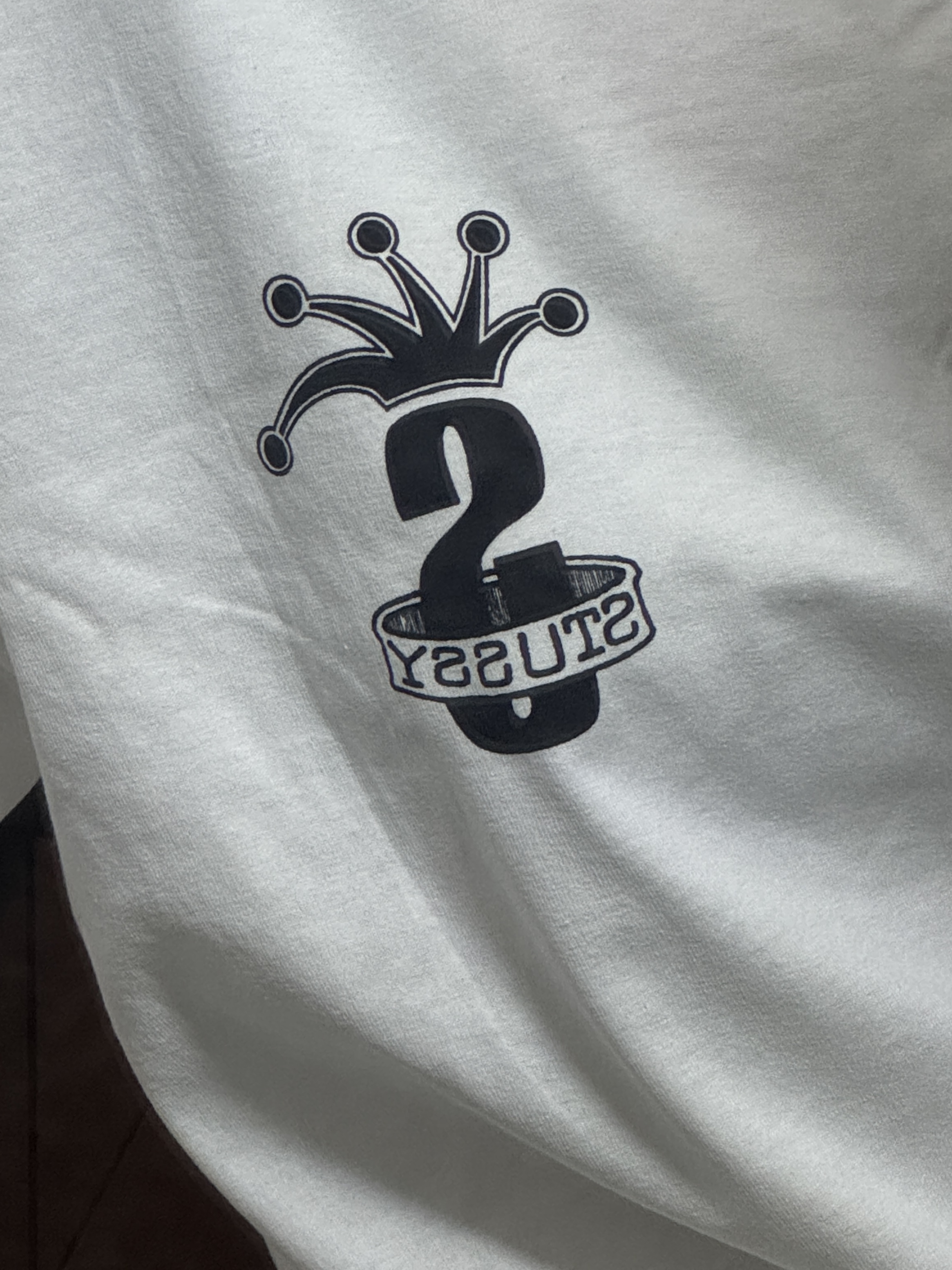 Stussy Crown Band T-Shirt White 착용 스타일 - 2