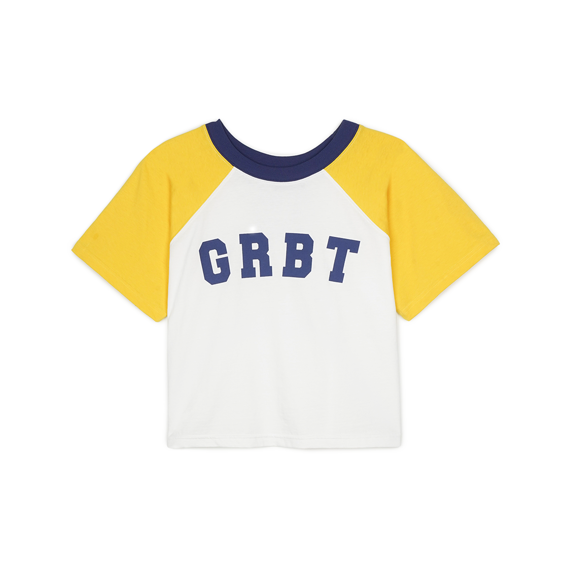 그린버터 지알비티 래글런 티 아이보리/옐로우(Greenbutter GRBT Raglan Tee Ivory/Yellow) - 1