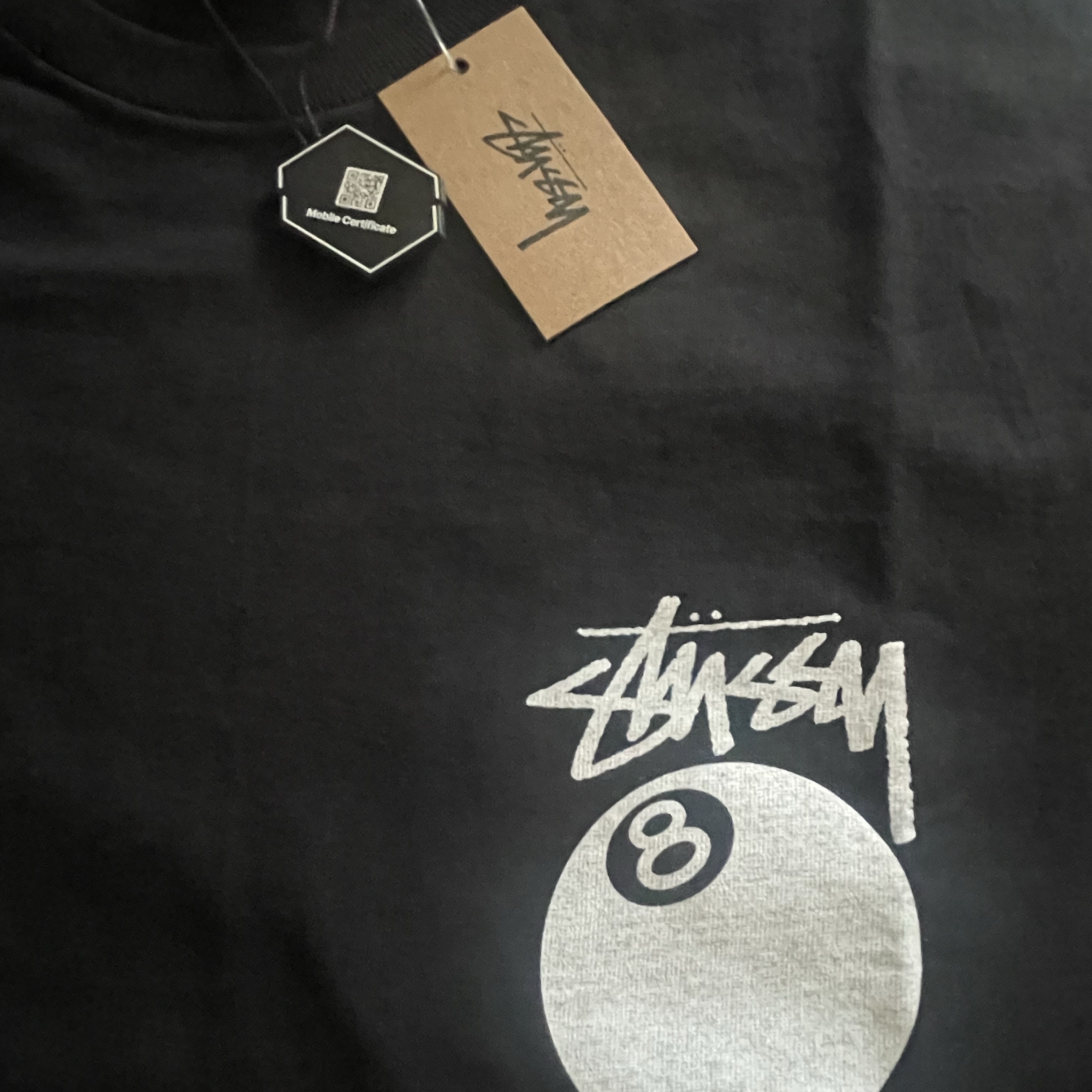 Stussy 8 Ball T-Shirt Black 착용 스타일