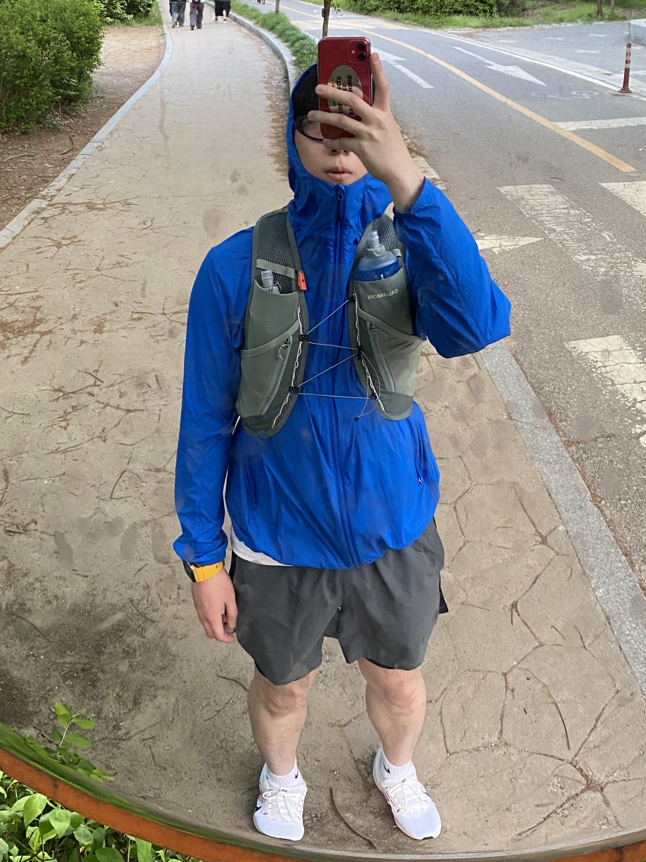 Nike Air Zoom Pegasus 40 Eliud Kipchoge, Salomon Advanced Skin 12 Set Khaki 착용 스타일 - 4