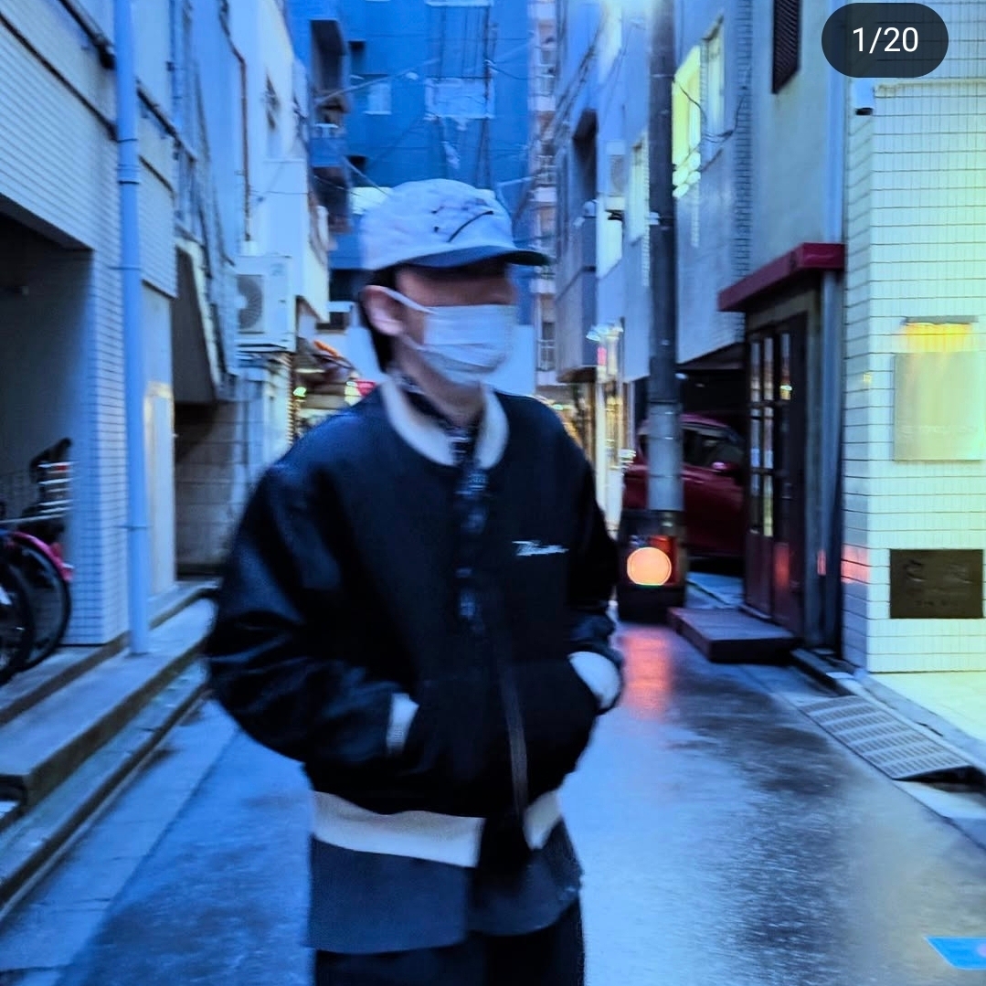 Saint Mxxxxxx x Public Enemy SNT Enemy Cap White 착용 스타일