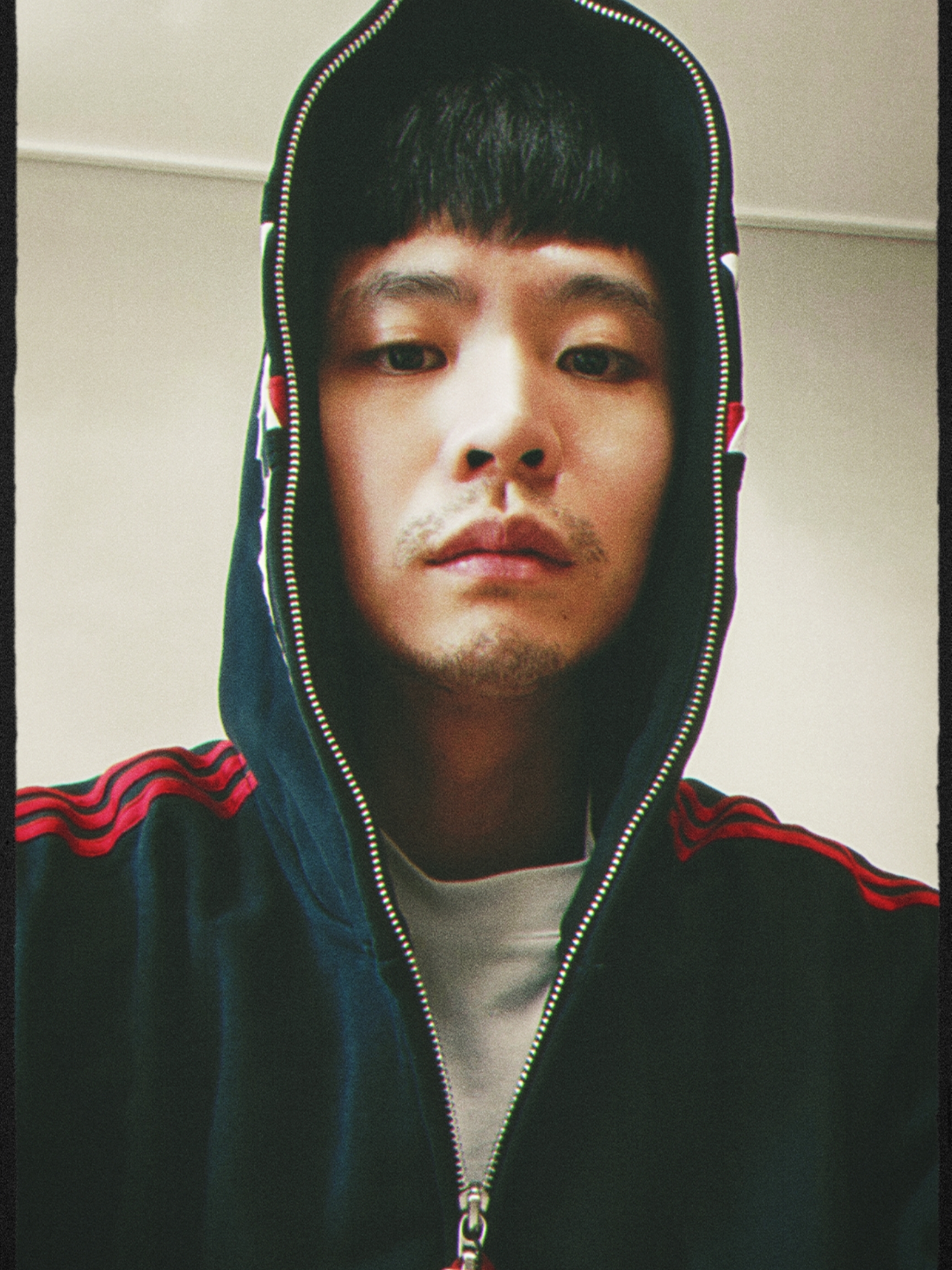 Adidas x BAPE Ultimate Shark Hoodie Black - KR Sizing 착용 스타일 - 2