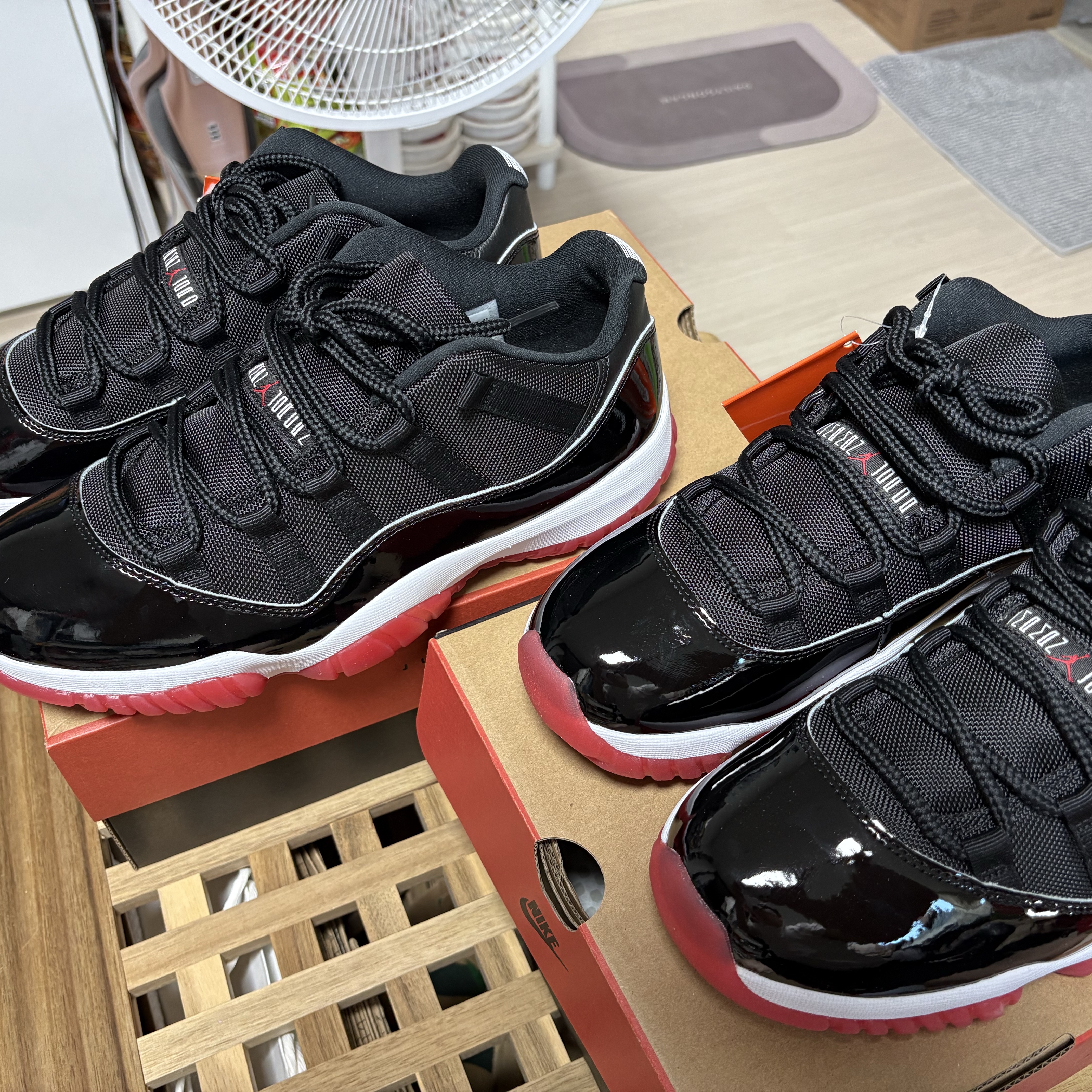 Jordan 11 Retro Low Bred 2025 착용 스타일 - 6