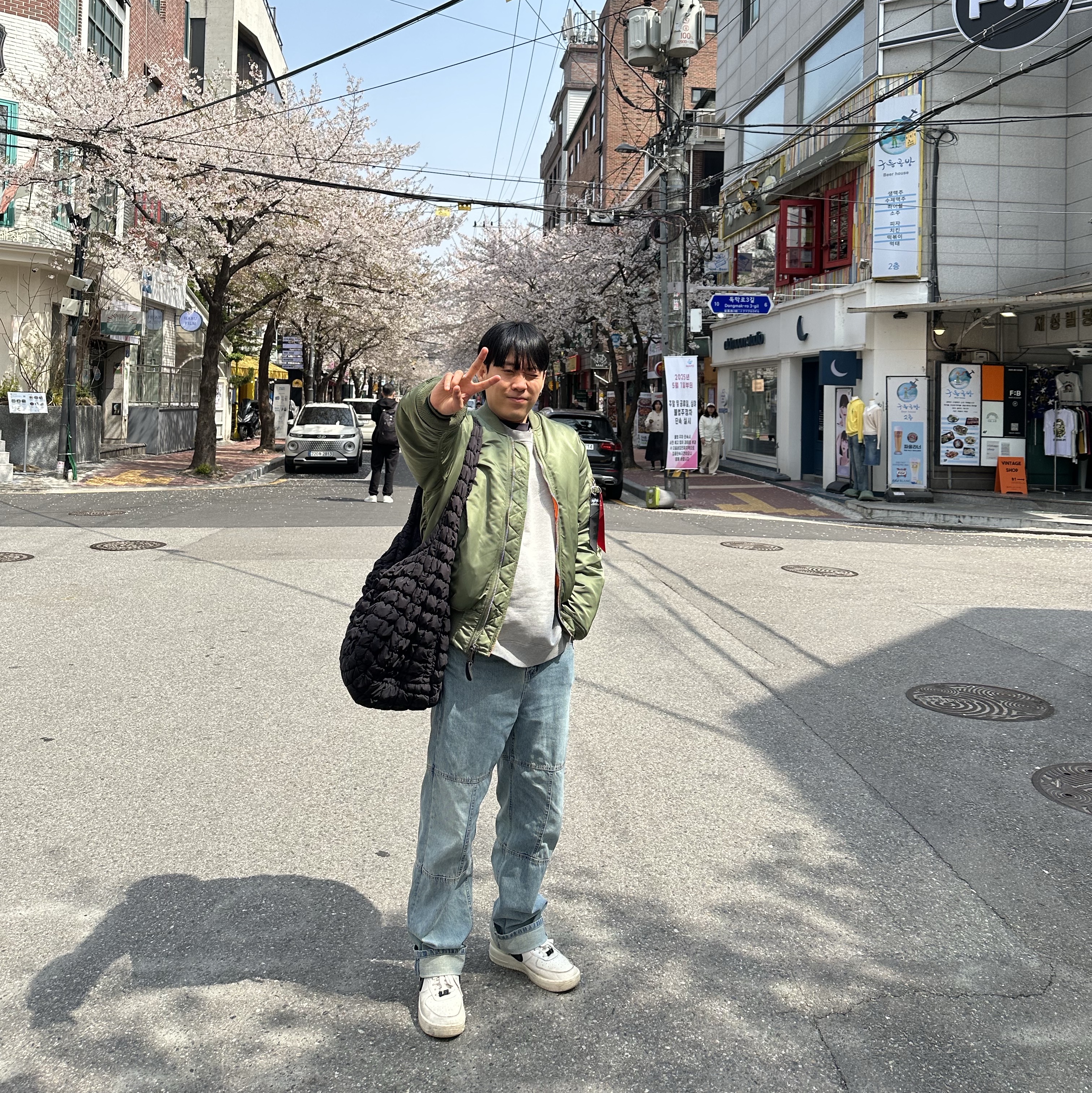 IAB Studio x Lee T-Shirt Oatmeal Ivory, New Balance 993 Made in USA Grey - D Standard 착용 스타일 - 2