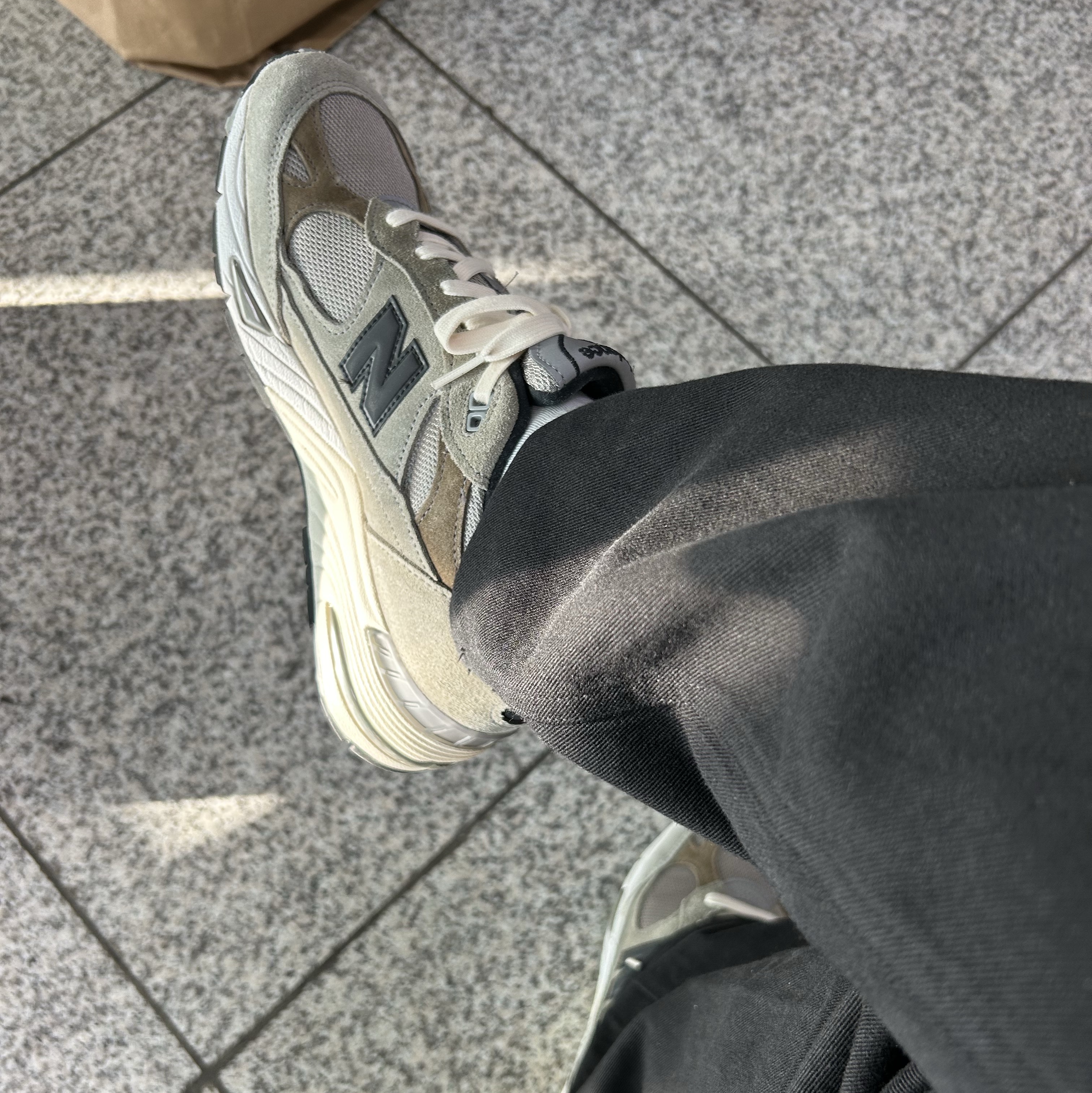 New Balance x JJJJound 991 Made in UK Grey 착용 스타일
