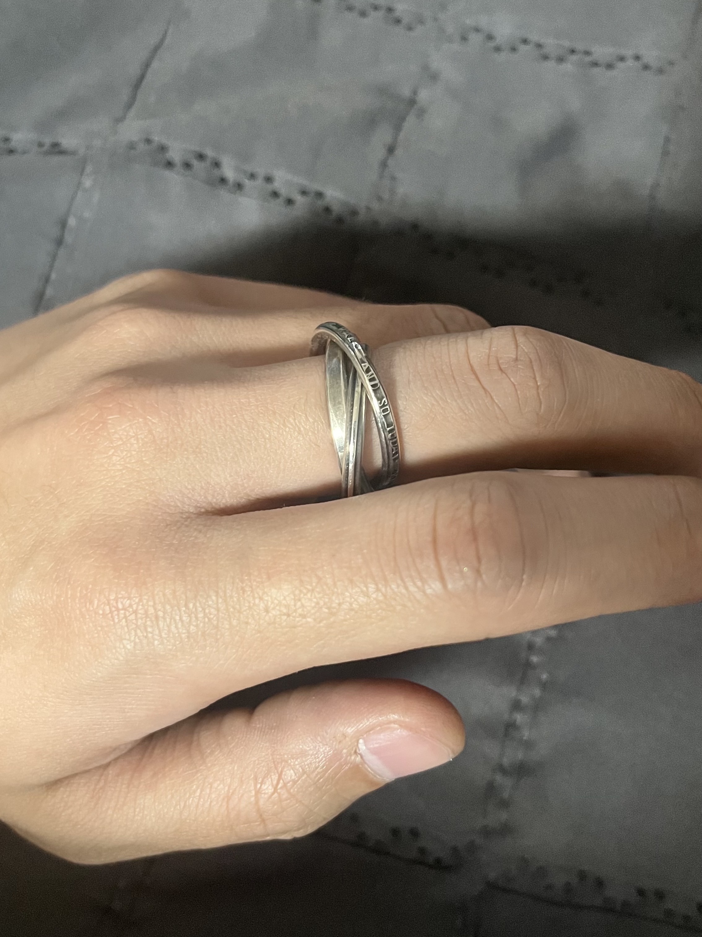 Werkstatt:Munchen Ring Forever Silver - 25SS 착용 스타일