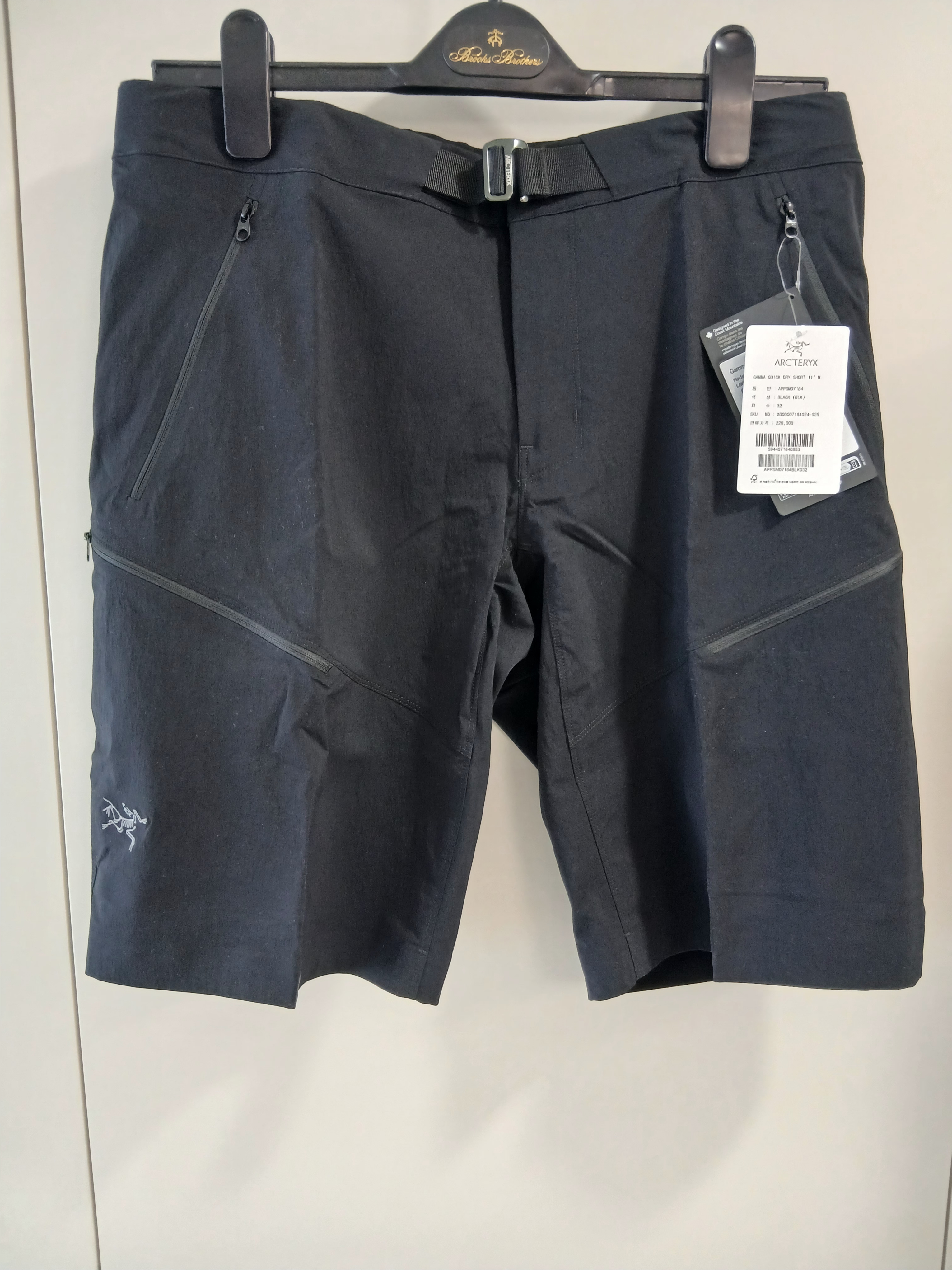Arc'teryx Gamma Quick Dry Shorts 11 Inch Black 착용 스타일 - 1