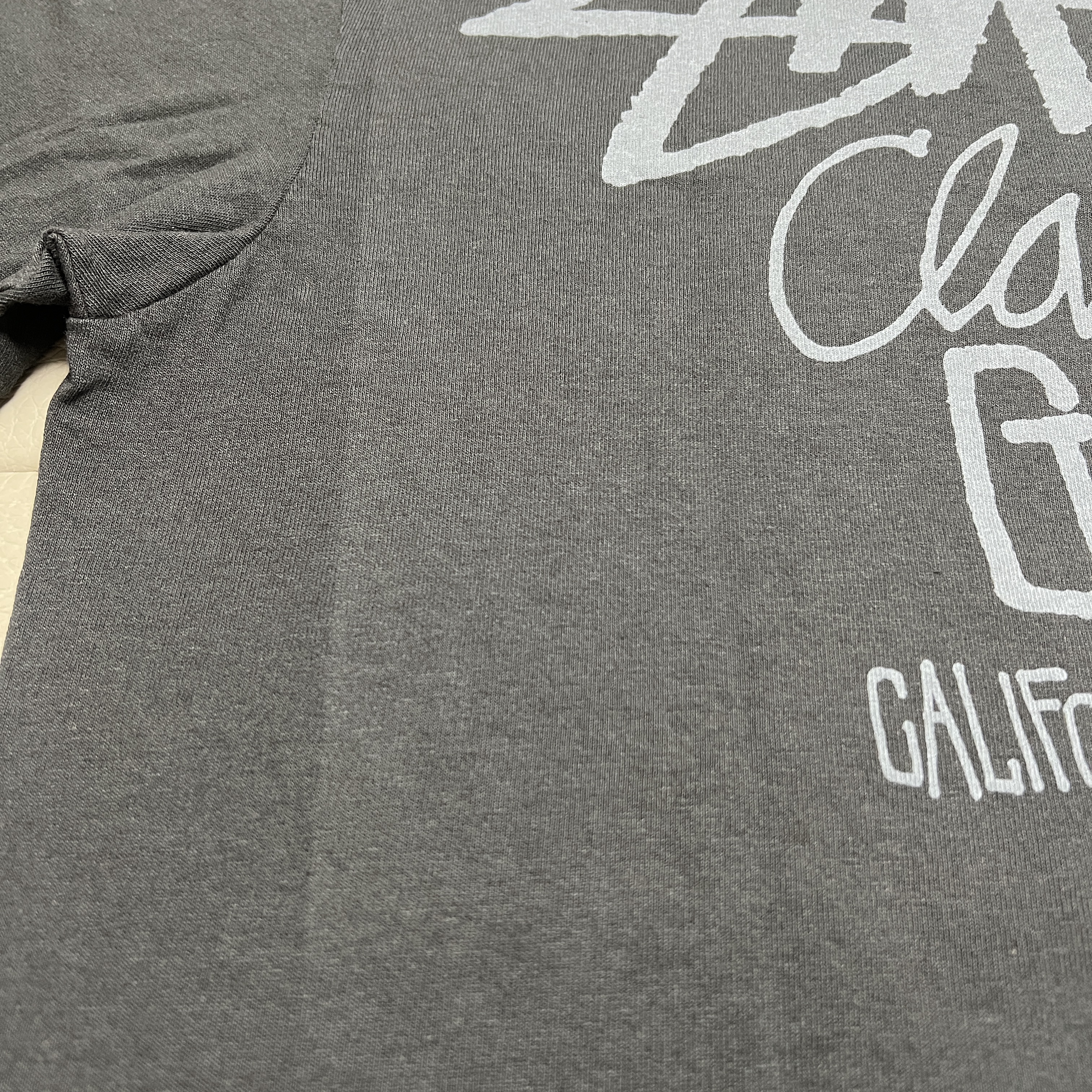 Stussy Pigment Dyed Classic Gear T-Shirt Black 착용 스타일 - 1