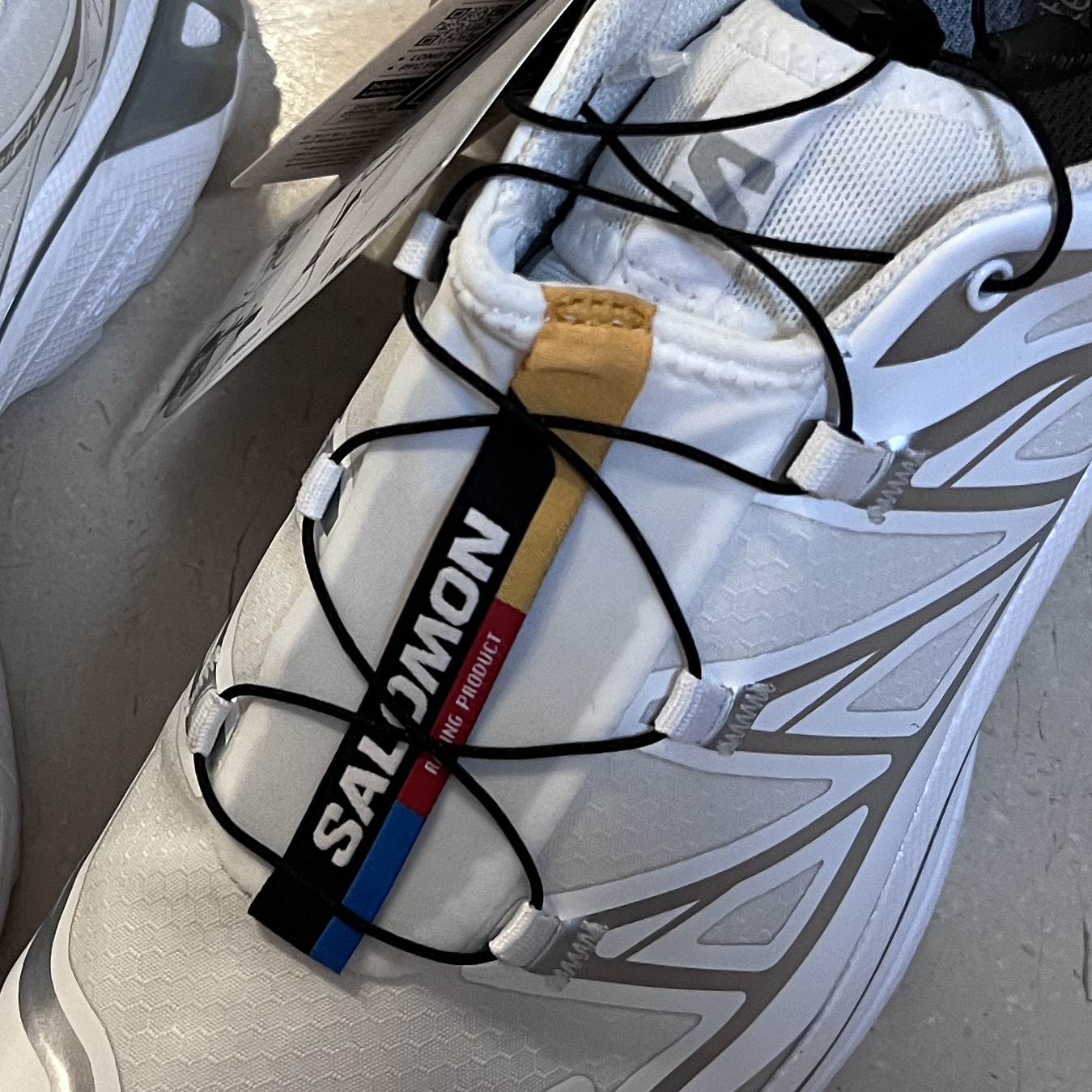 Salomon XT-6 Gore-Tex White Silver 착용 스타일