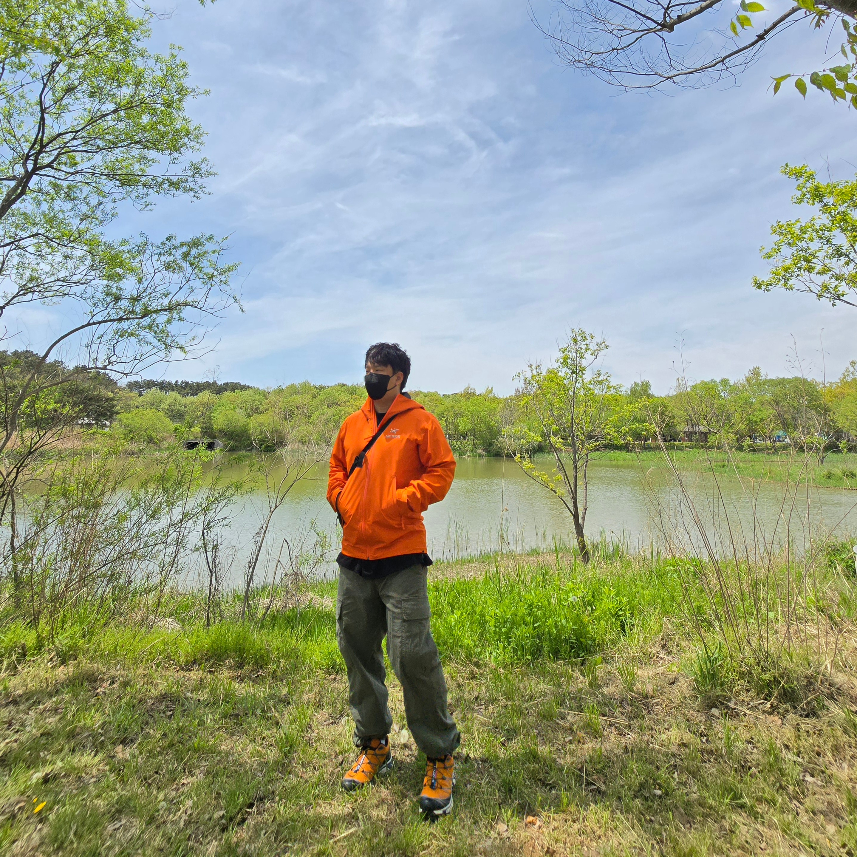 Arc'teryx Beta LT Jacket Phenom, Salomon XT-6 Gore-Tex Utility Marmalade 착용 스타일 - 1