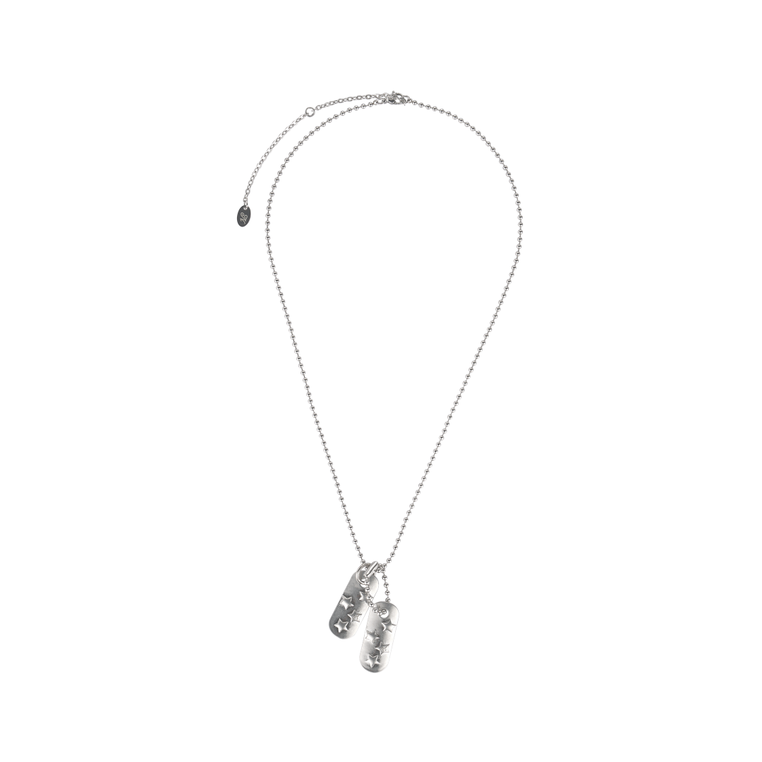 엔프프 스타태그네클리스 실버