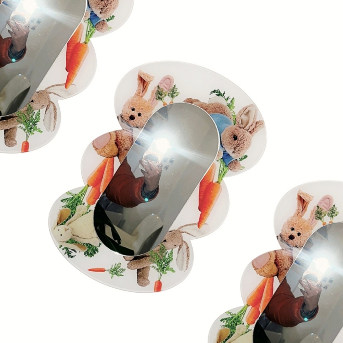 유라이크왓 러브 래빗 클라우드 미러([3% 포인트 적립] you like what Love Rabbit Cloud Mirror) - 2