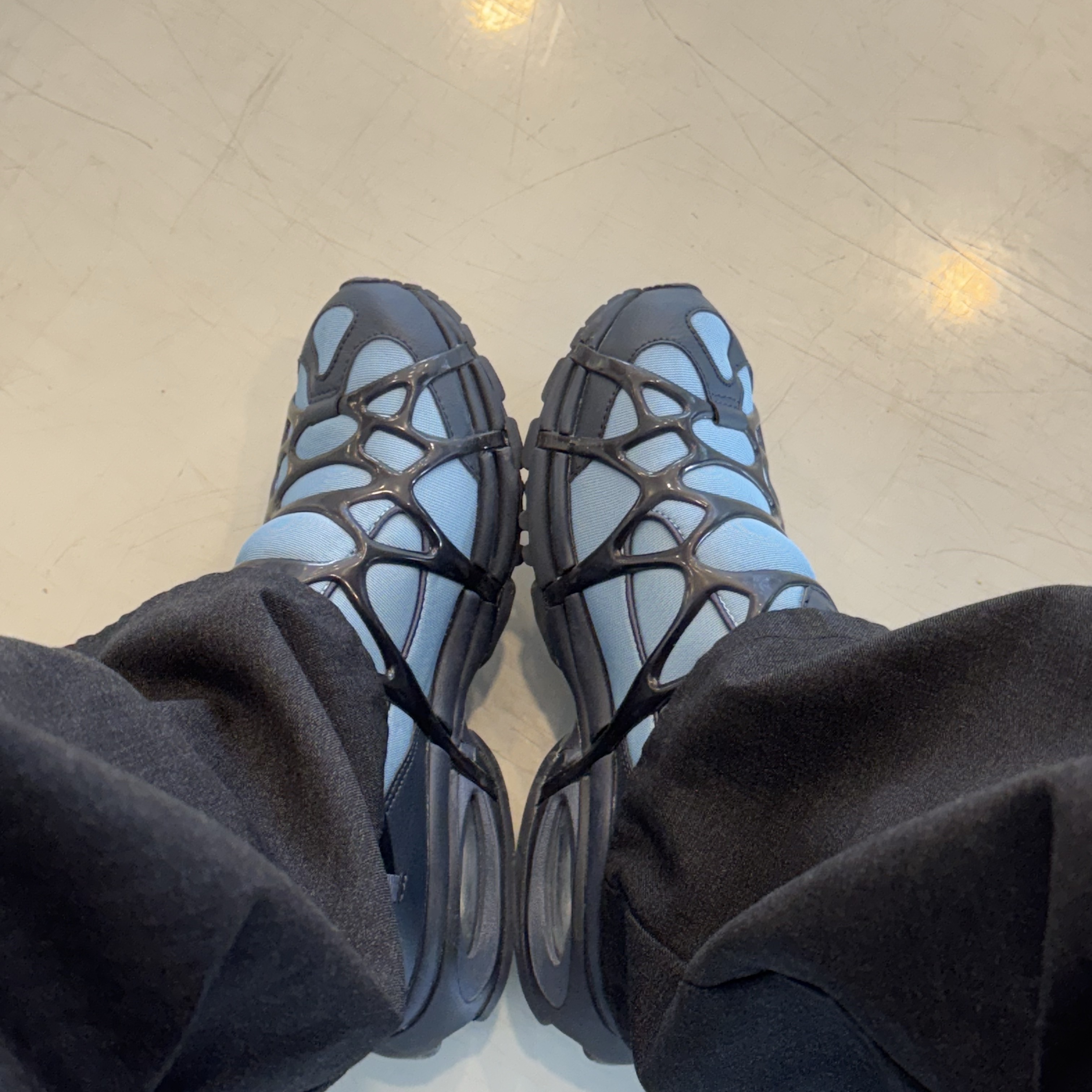 Nike Air Kukini Worn Blue Obsidian 착용 스타일 - 1