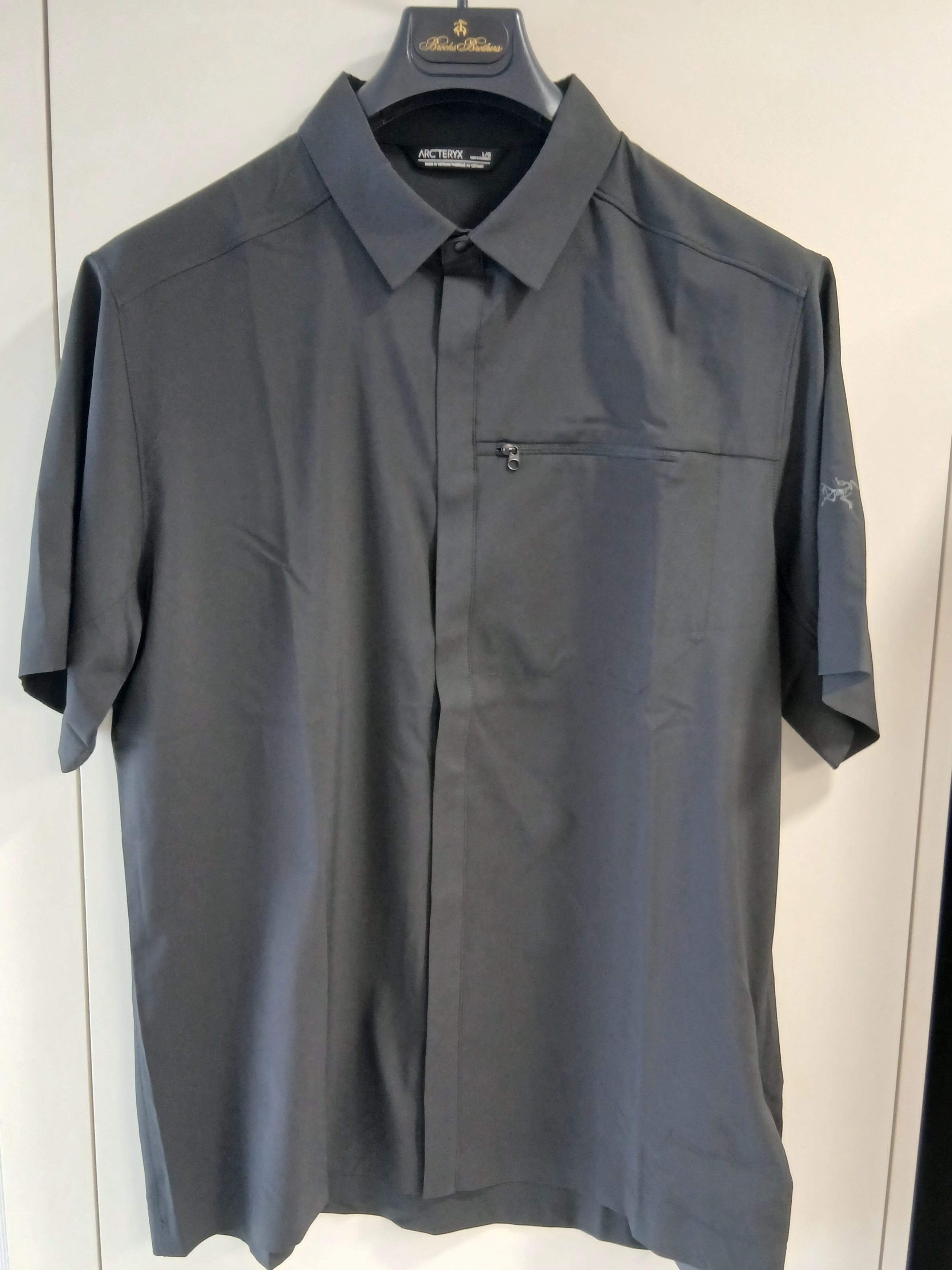 Arc'teryx Skyline LS Shirts Black 착용 스타일 - 1