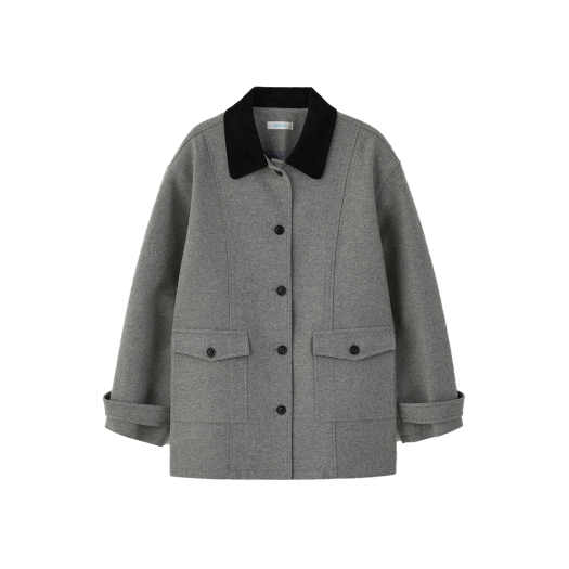 TA12360 TANNAT T/T Doyle half coat - gray