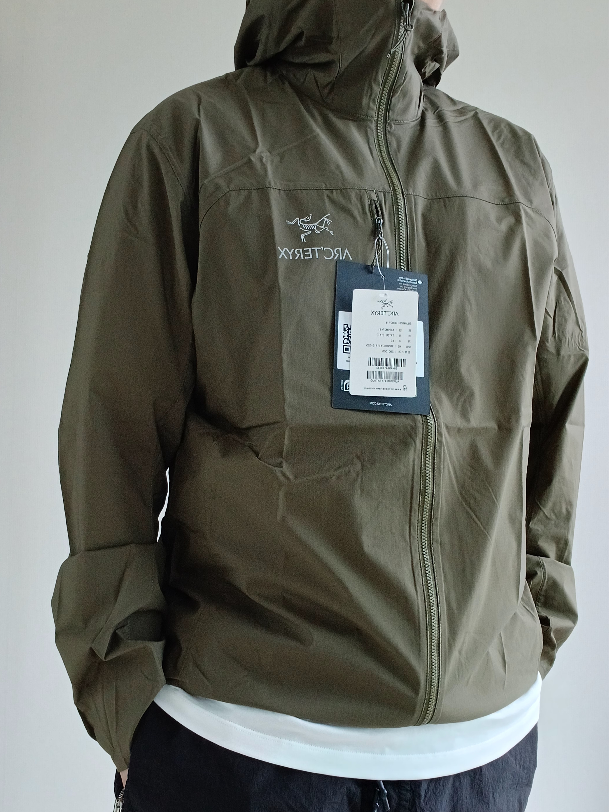 Arc'teryx Squamish Hoody Tatsu 착용 스타일 - 5