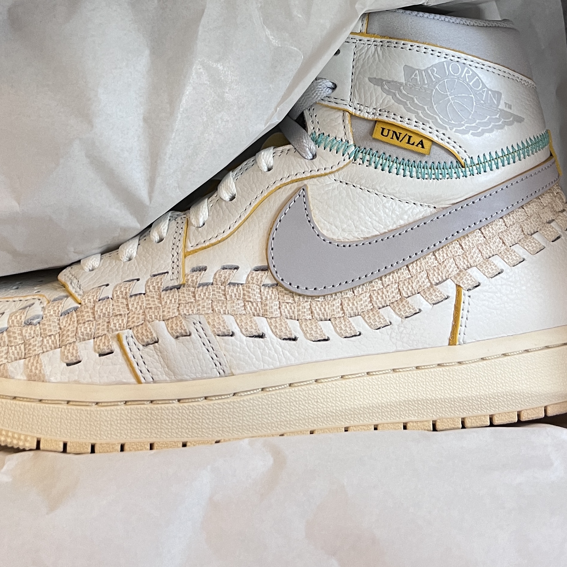 Jordan 1 x Bephies Beauty Supply x Union Retro High OG SP Summer '96 착용 스타일