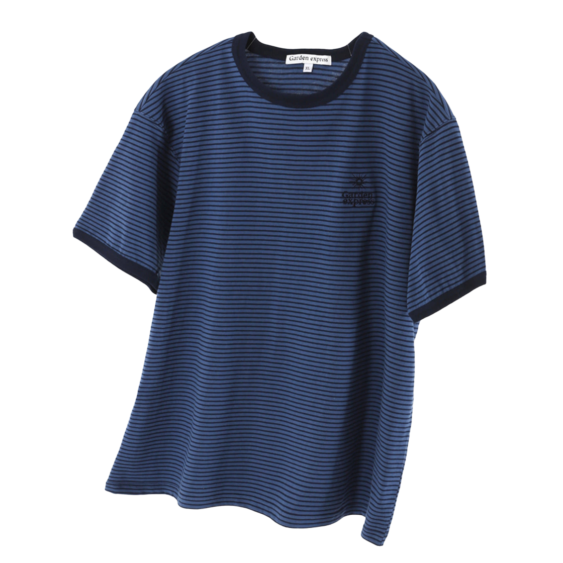 GETAM24202BUX Garden Express Garden Symbol Stripe T-Shirt Blue