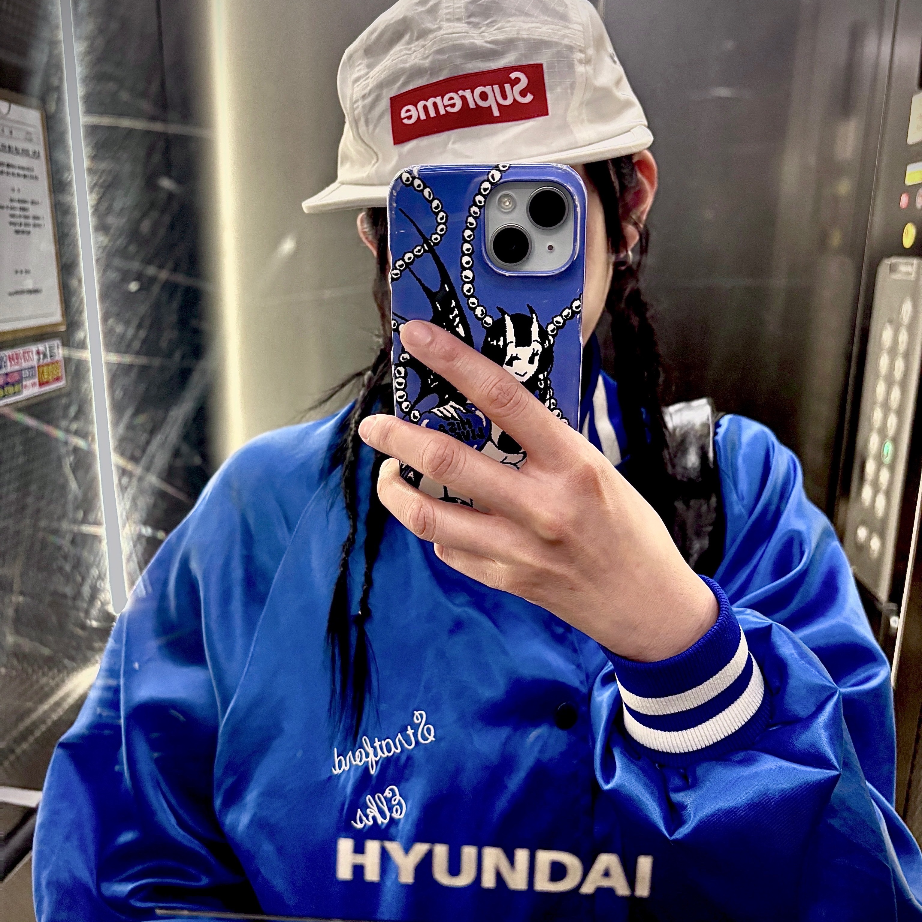 Supreme Waxed Ripstop Camp Cap White - 24FW 착용 스타일