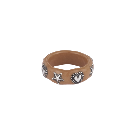 Nff486 Nff Vintage Puff Ring Camel