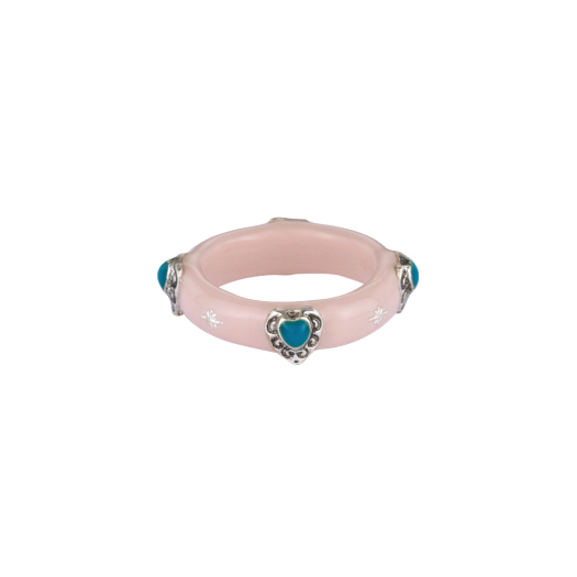 Nff479 Nff Castle Love Ring Pink