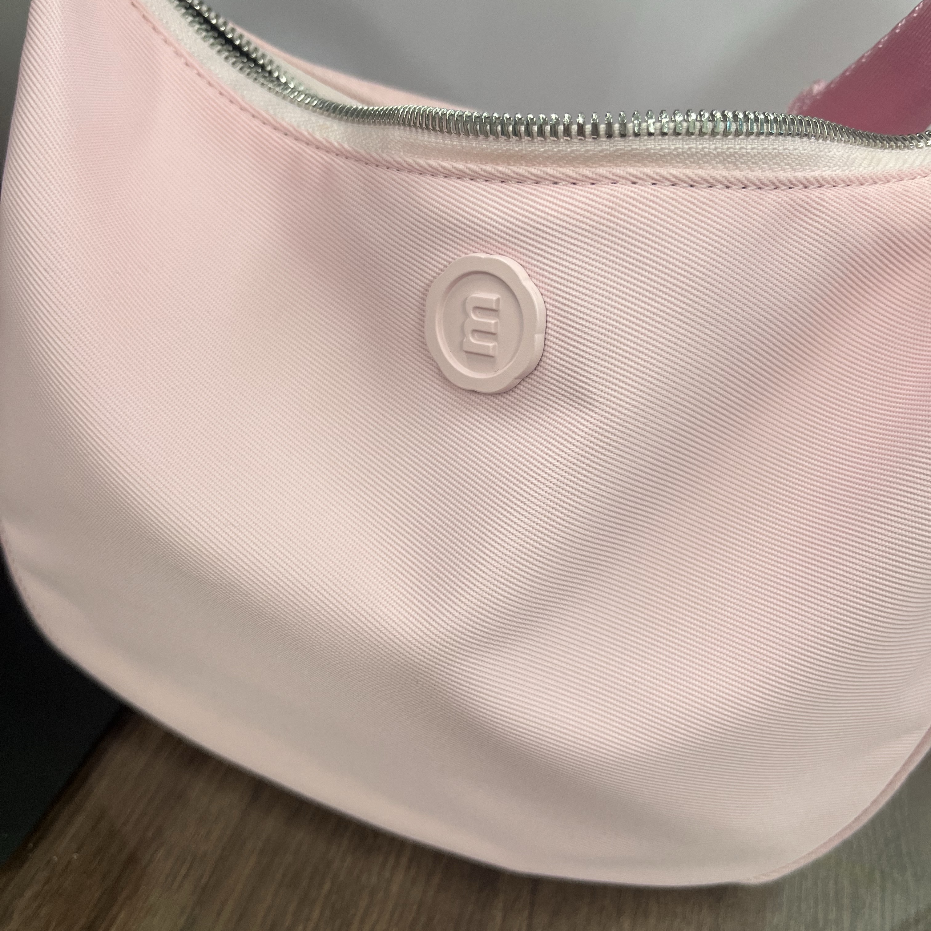 Minitmute Clo Waist Baby Pink 착용 스타일