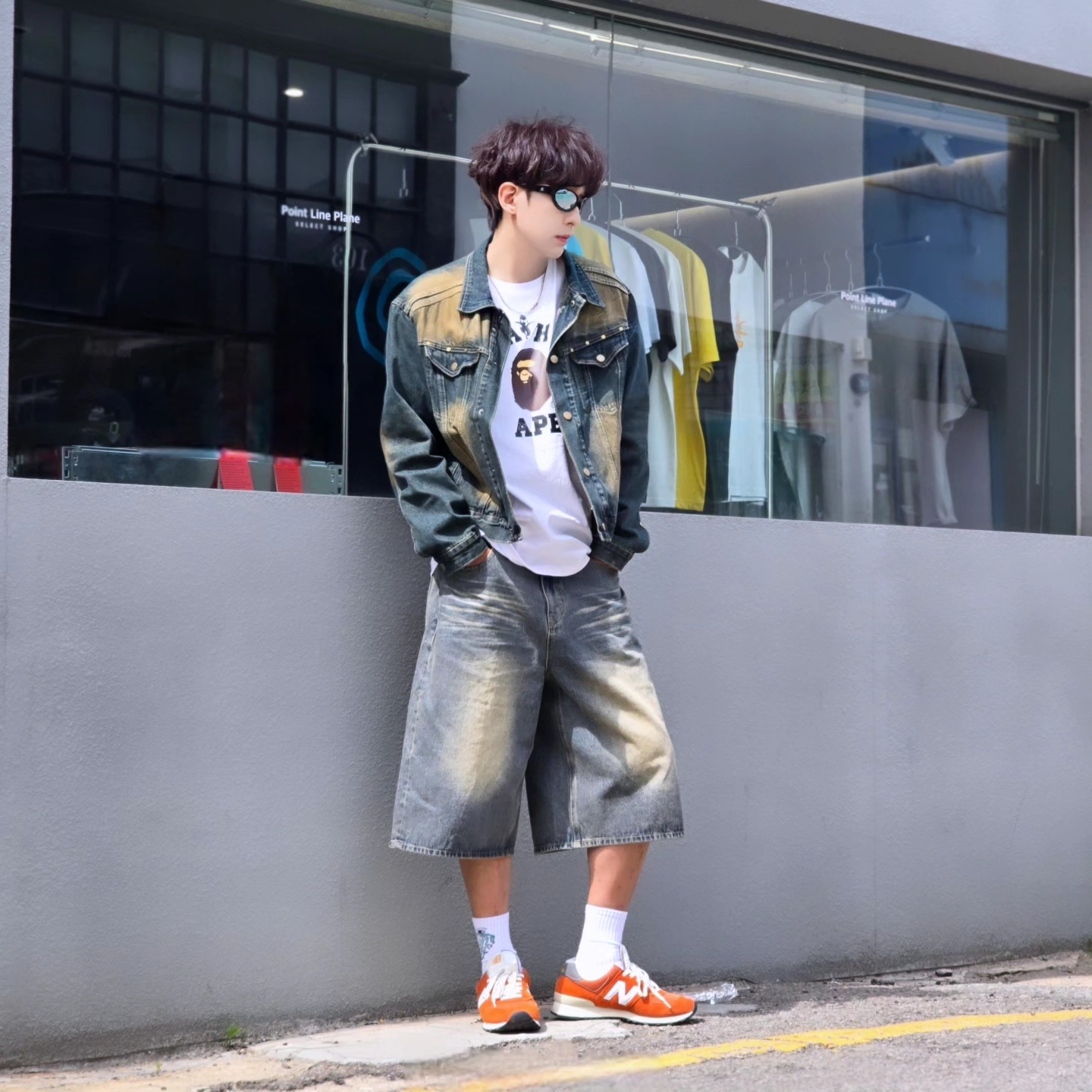 Diesel Dx1446 Red Enamel Stainless Steel Chain Necklace Silver, BAPE Ninja College T-Shirt White 착용 스타일 - 9