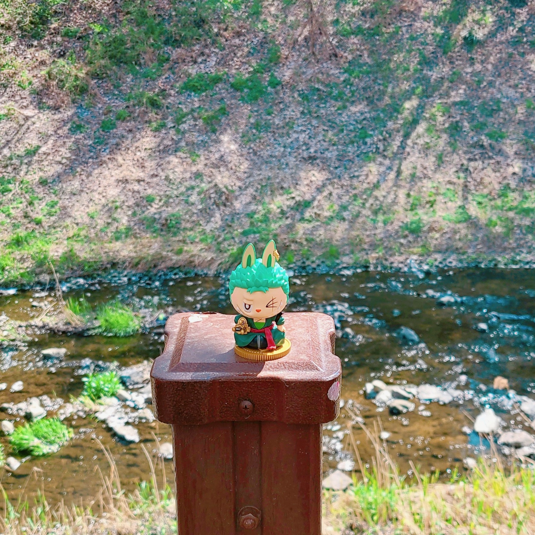 Pop Mart Labubu The Monsters x One Piece Series Figures Sealed Case (12 Blind Boxes), Pop Mart Labubu The Monsters x One Piece Series Figures Roronoa Zoro (Opened Case) 착용 스타일 - 4