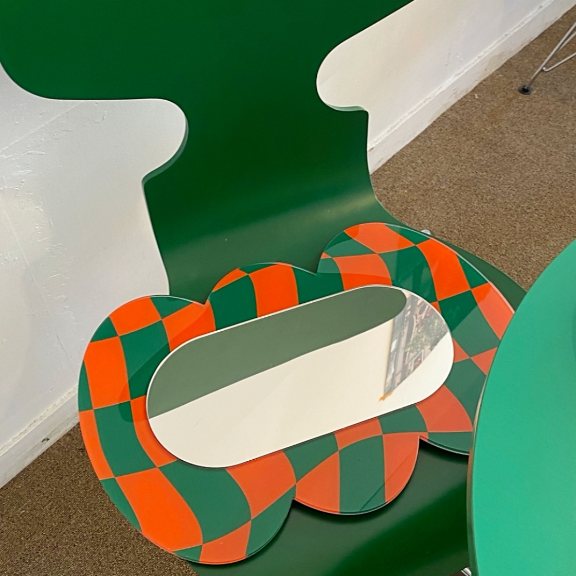 유라이크왓 클라우드 미러 오렌지&그린([3% 포인트 적립] you like what Cloud Mirror Orange&Green) - 3