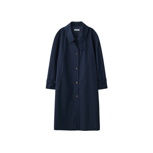 TA12363 TANNAT T/T Volume cotton trench coat- navy