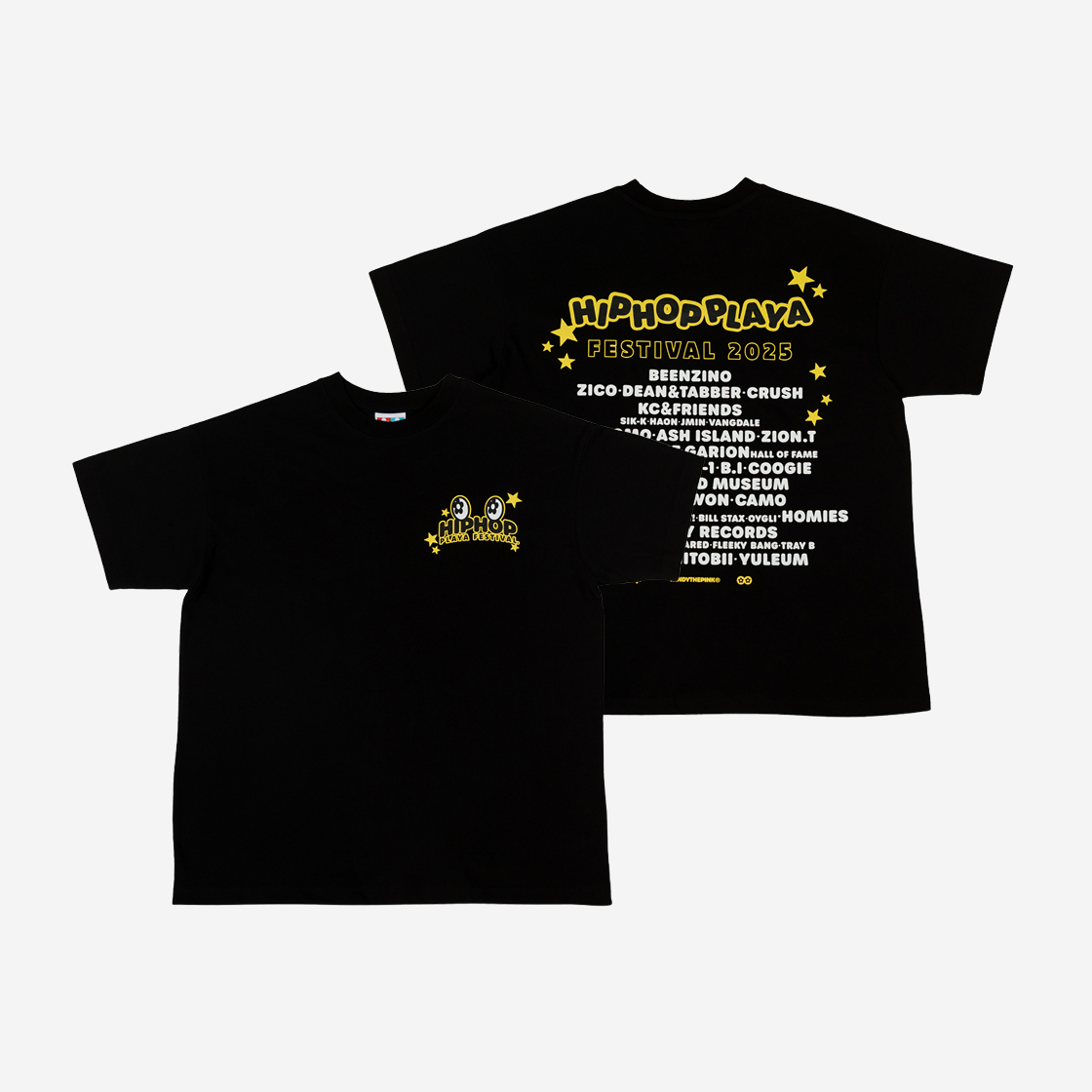 HPF25MD01 HPF2025 x VANDYTHEPINK Line up T-Shirts Black