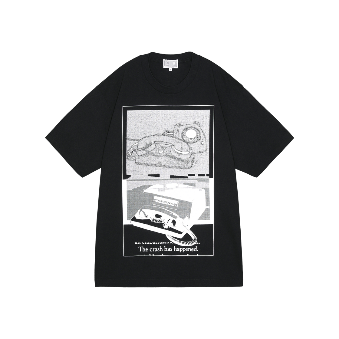 카브엠트 MD 크래쉬 바큐아이 티셔츠 블랙 - 25SS(Cav Empt MD Crash Vacui T-Shirt Black - 25SS)