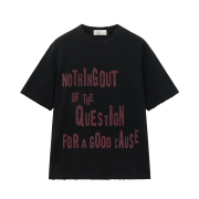 noun Question Vtg T-Shirts Black