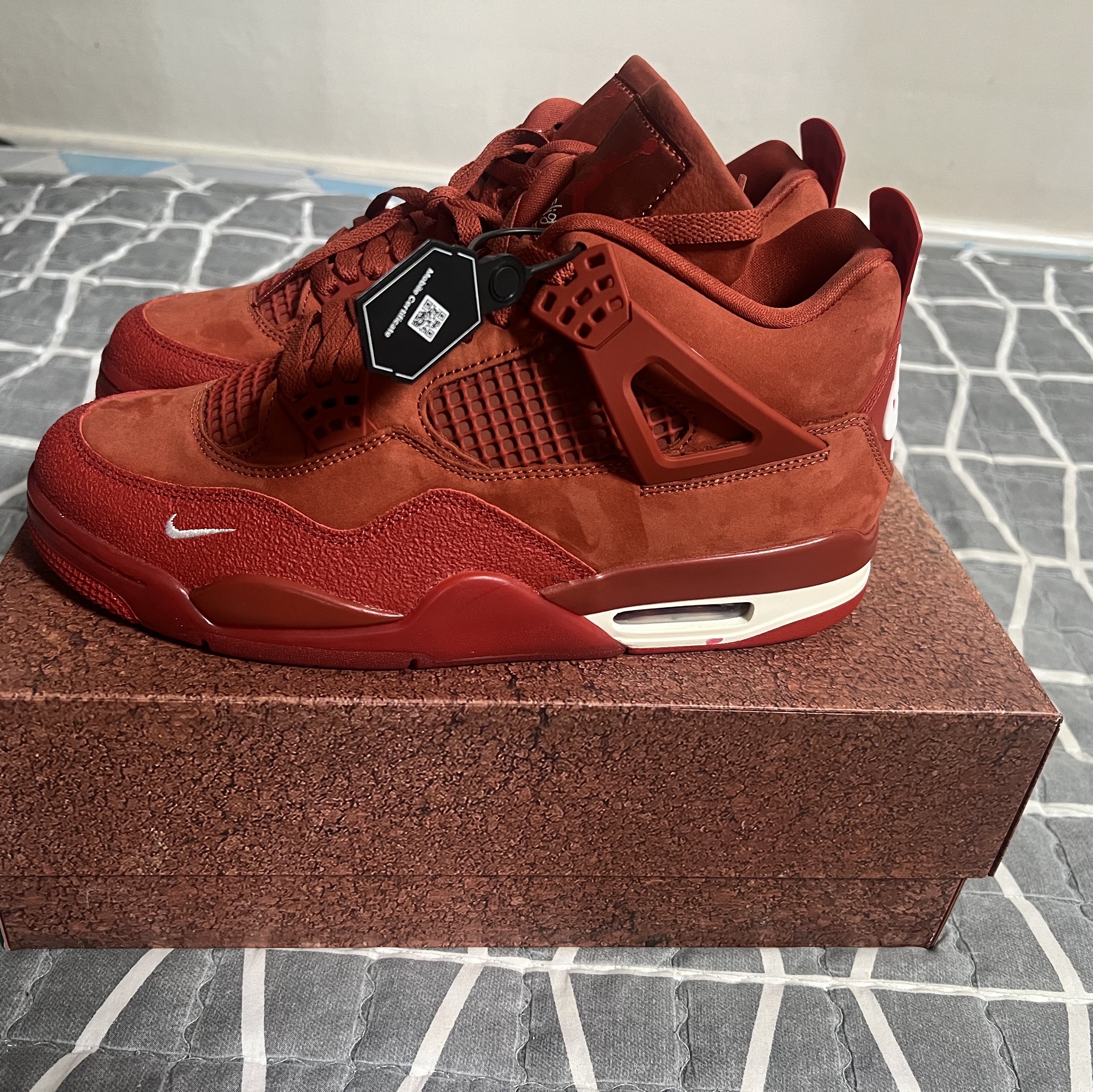 Jordan 4 x Nigel Sylvester Retro OG SP Brick by Brick 착용 스타일