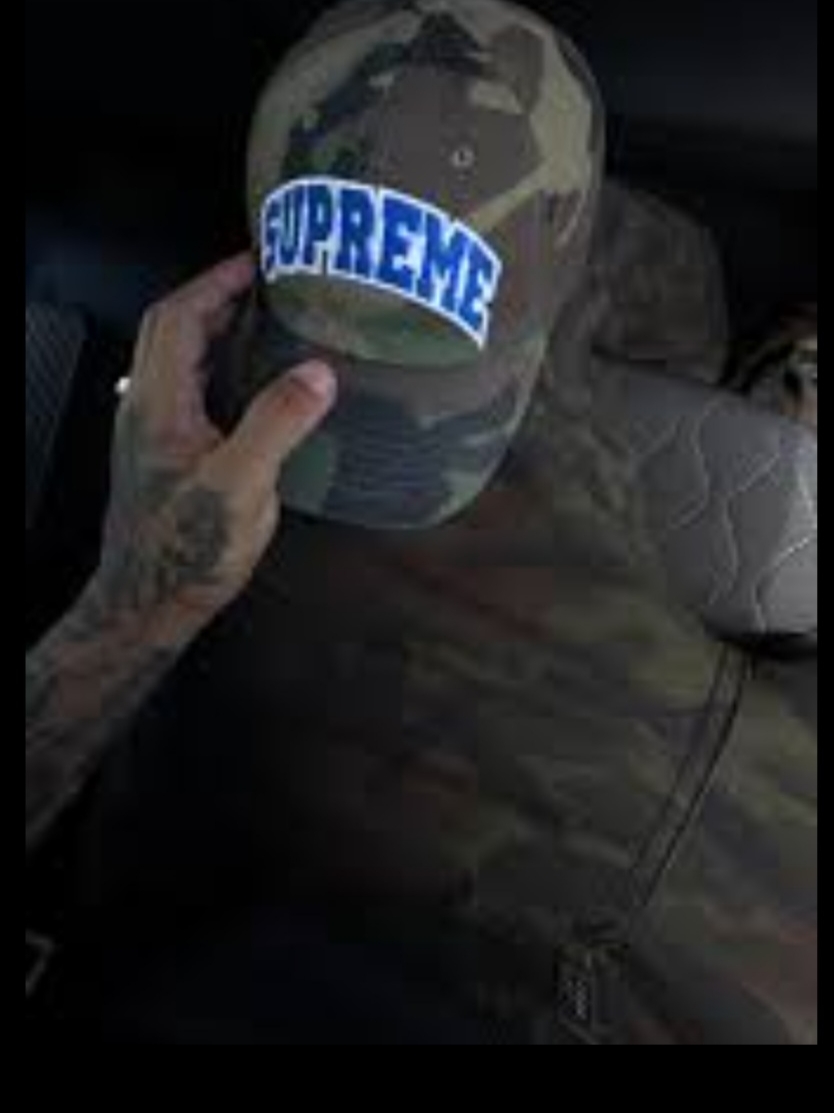 Supreme Felt Arc 6-Panel Woodland Camo - 24FW 착용 스타일