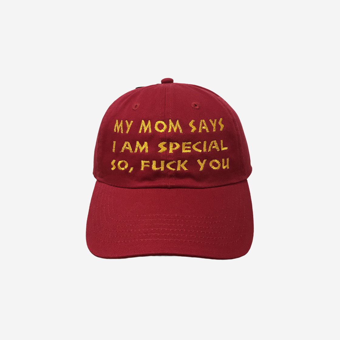 HPF25MD32 SO FXCK YOU CAP - Burgundy