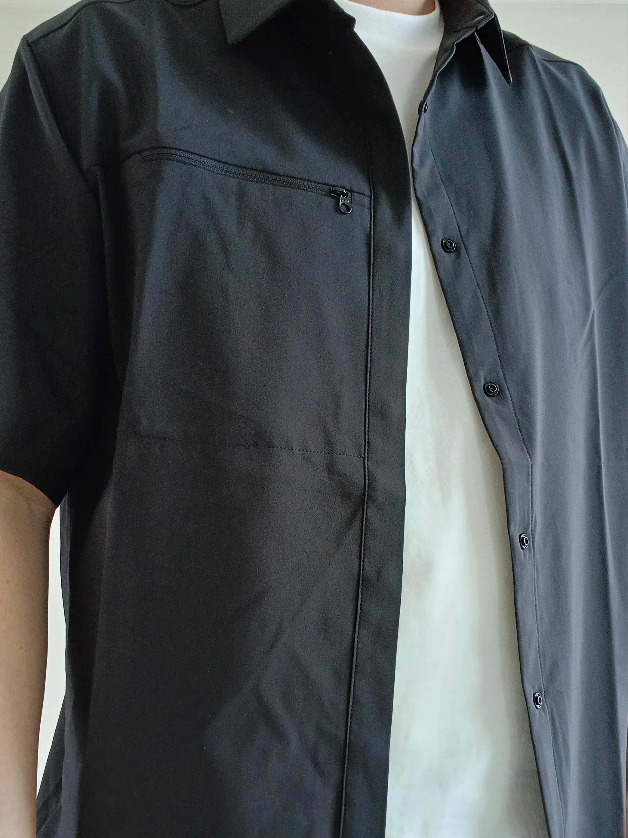 Nike ACG Trail Cap Black, Arc'teryx Kragg SL Cotton Bird Word SS T-Shirt White Light Black 착용 스타일 - 8