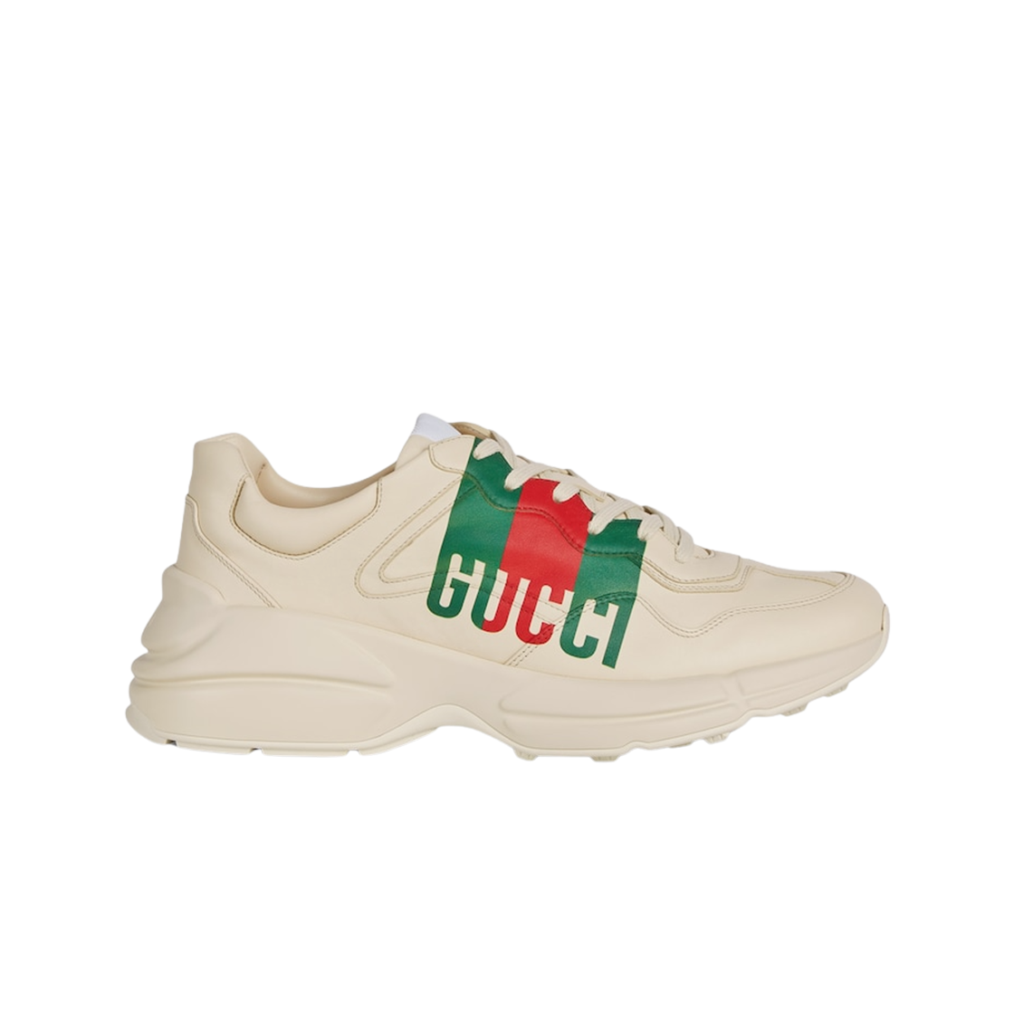 816179-UPG00-9522 Gucci Rhyton Trainer Ivory