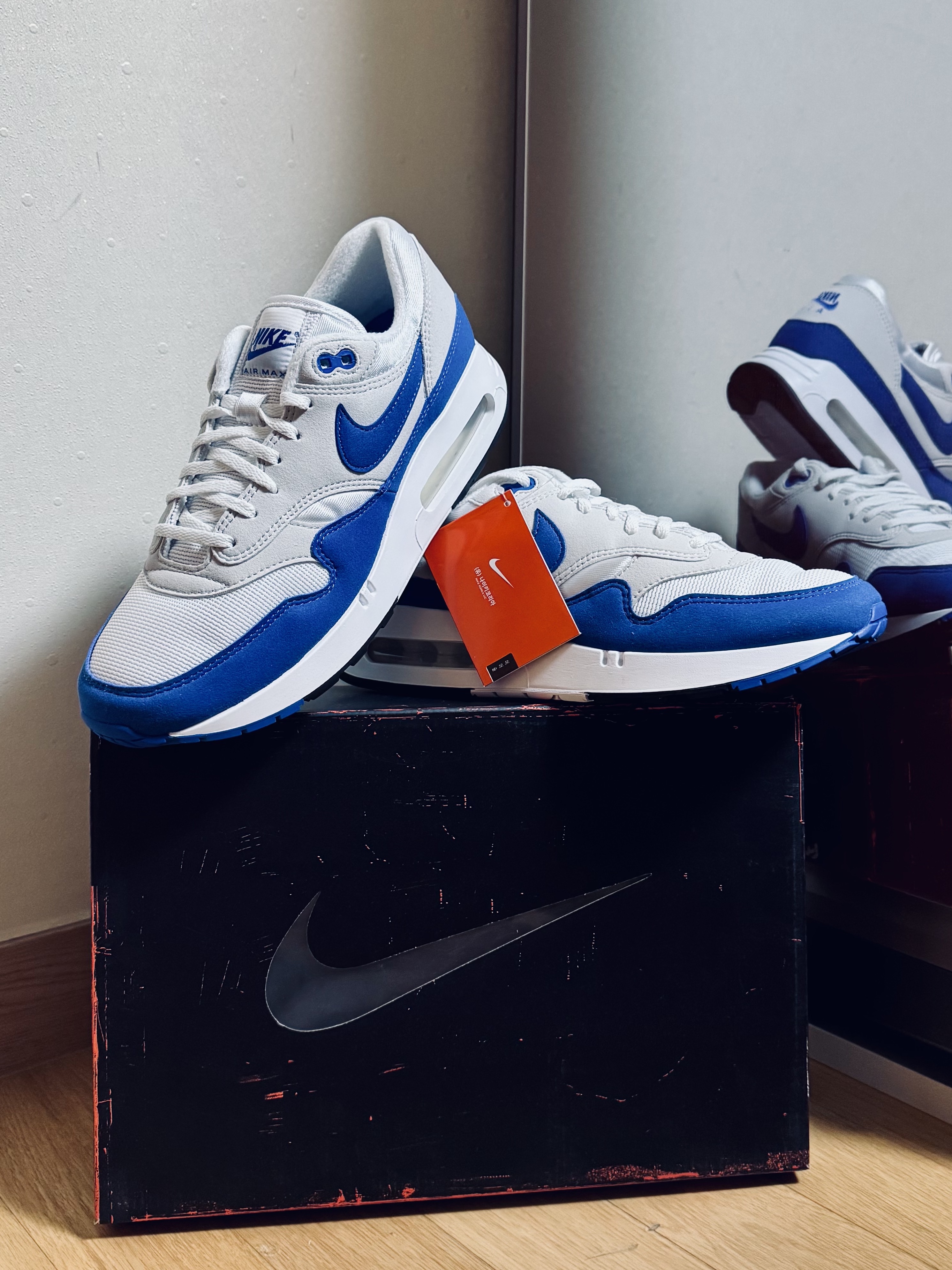 (W) Nike Air Max 1 '86 OG Royal Blue 착용 스타일