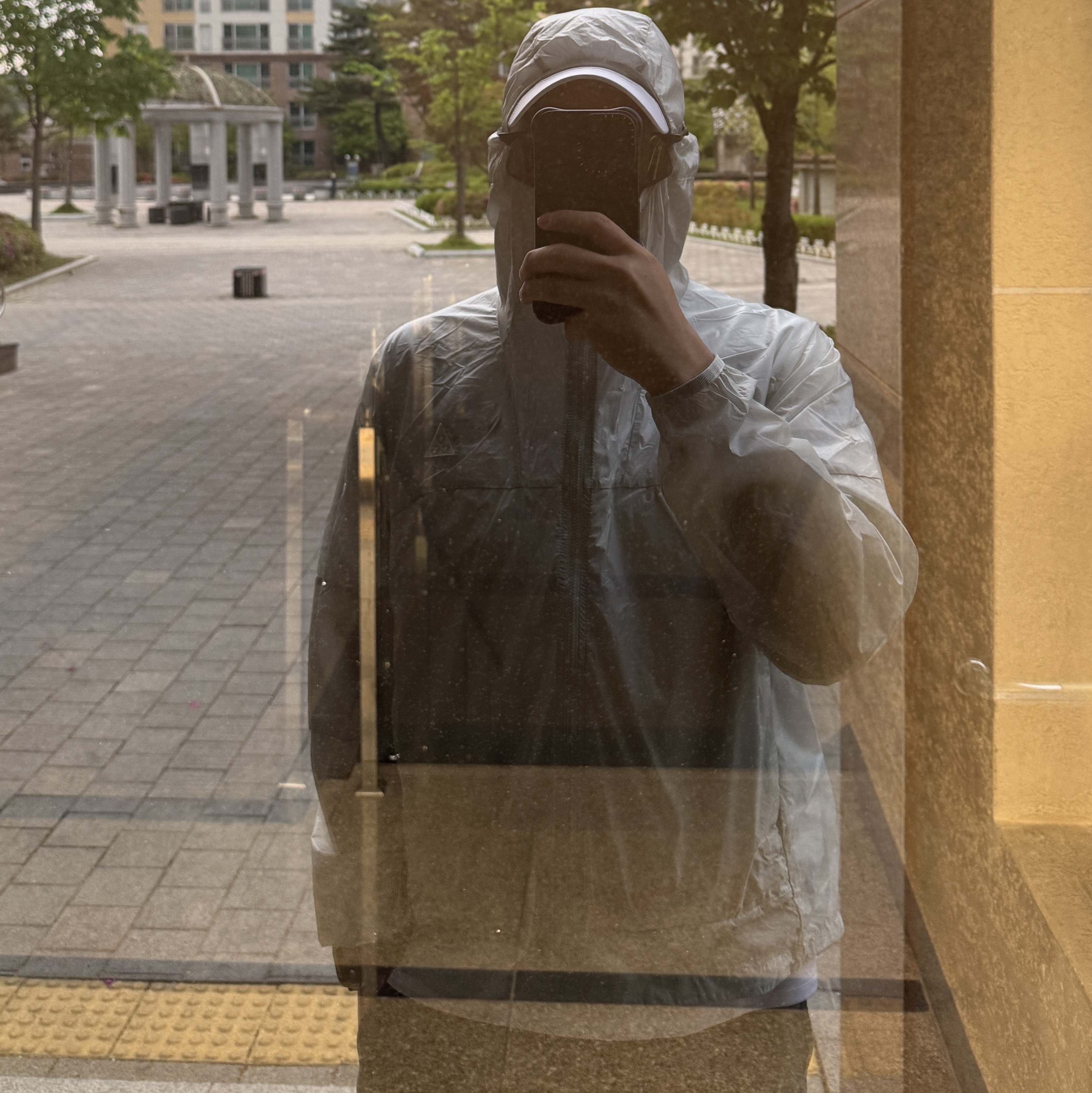 Nike ACG Windproof Cinder Cone Jacket Light Silver - Asia 착용 스타일