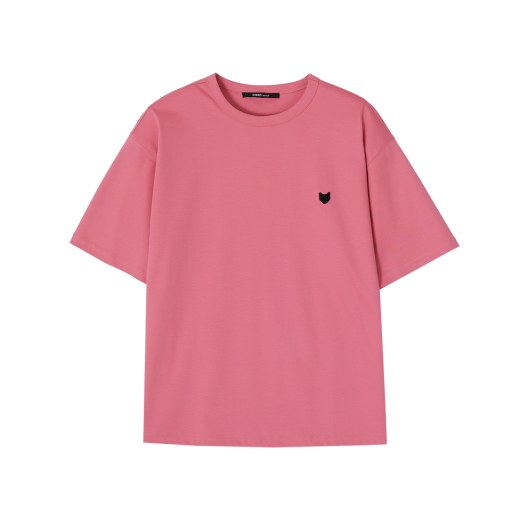 SH3TS883PK Songzio Zzero Mono Panther T-Shirt Pink