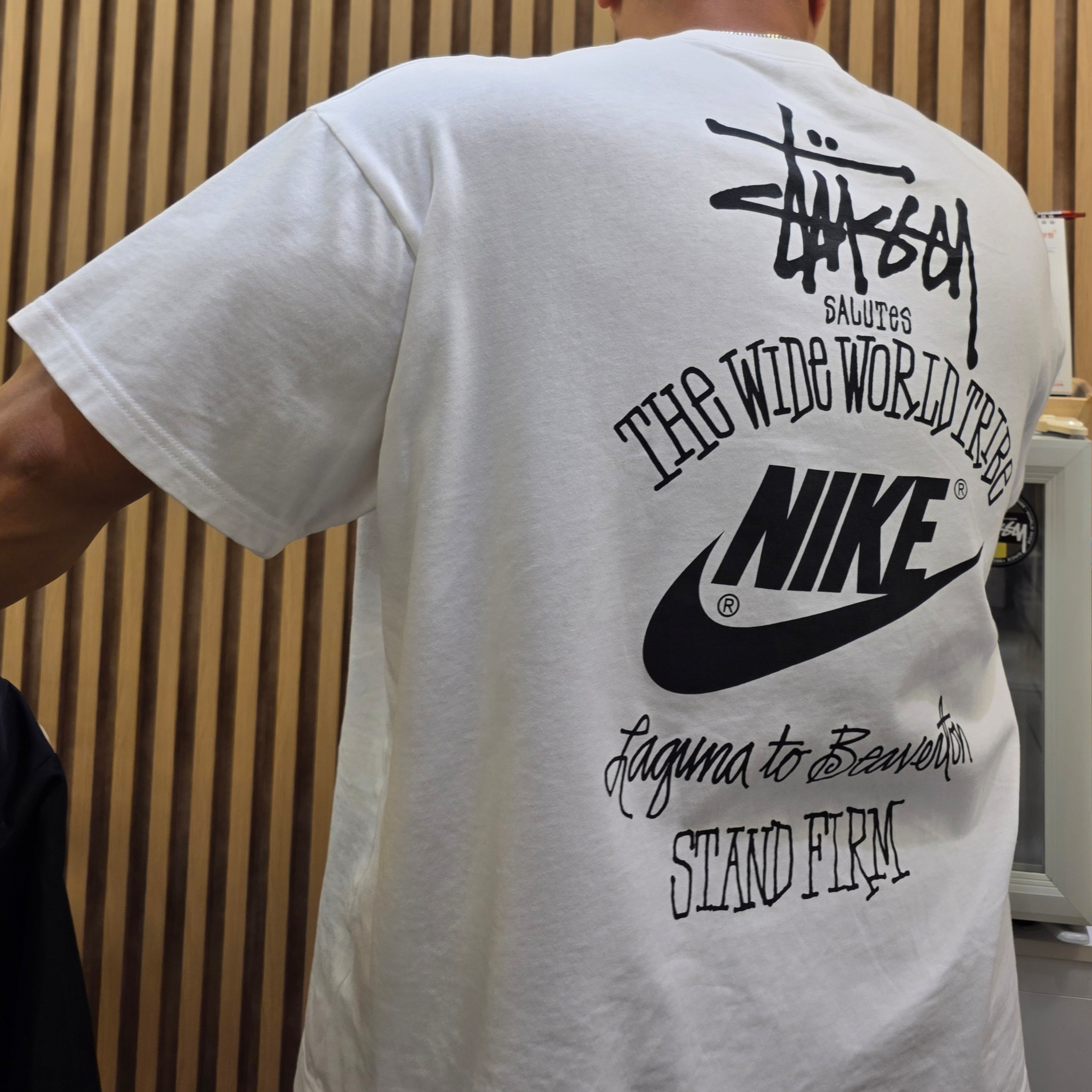 Nike x Stussy T-Shirt White (DV1774-100) 착용 스타일
