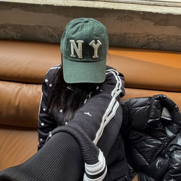 American Needle Archive NY Black Ykees NL Dark Green 착용 스타일 - 4